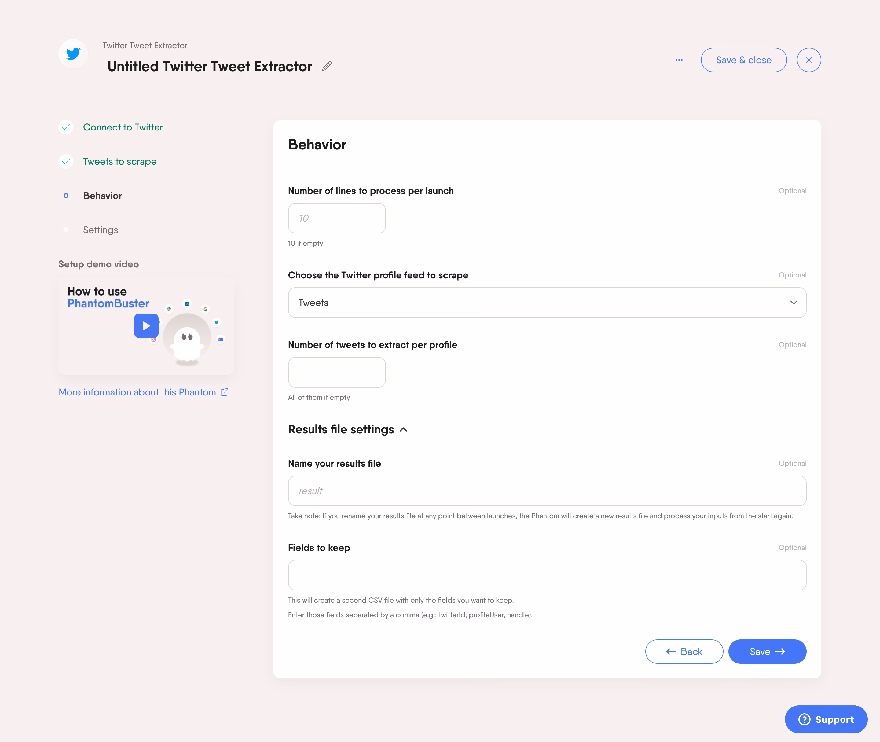 Phantombuster Automation Setup