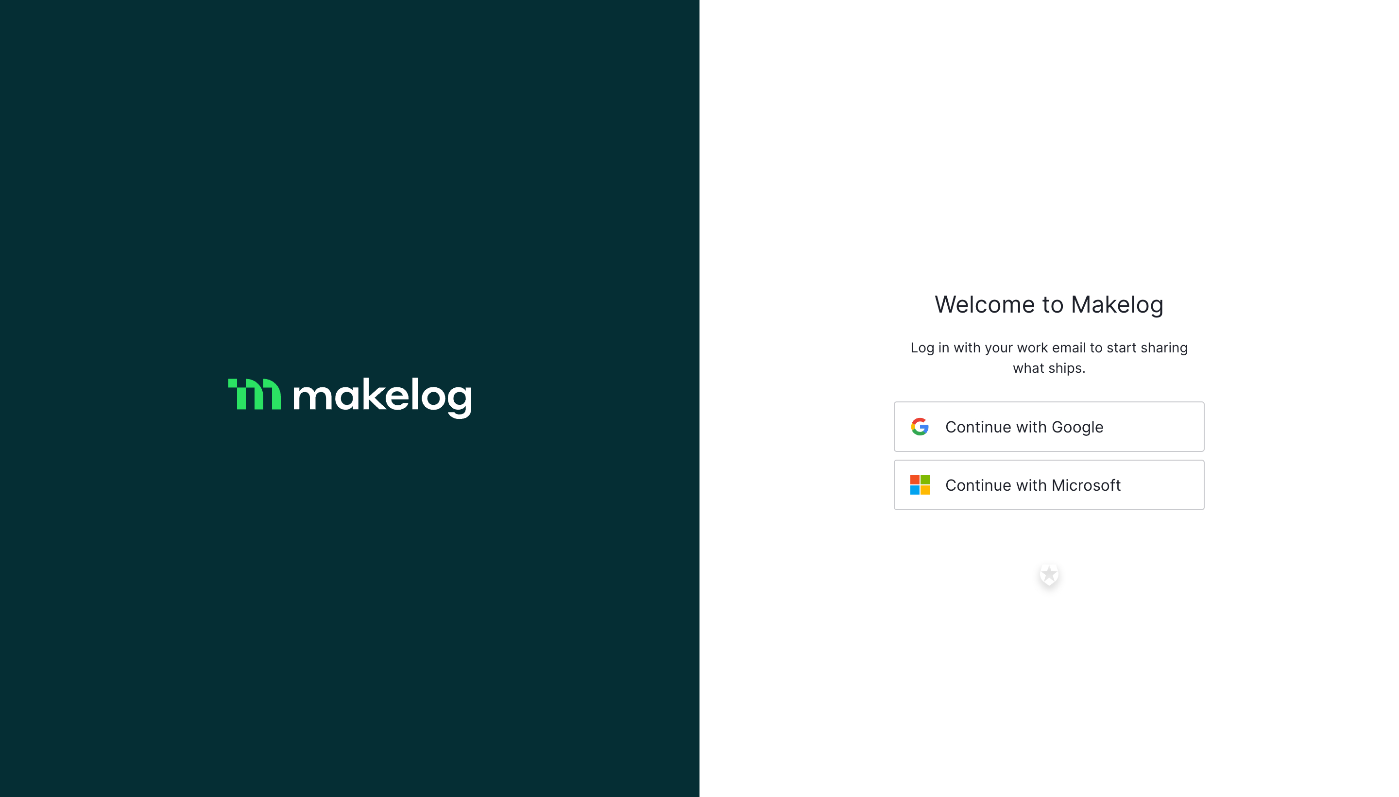 Makelog Signup