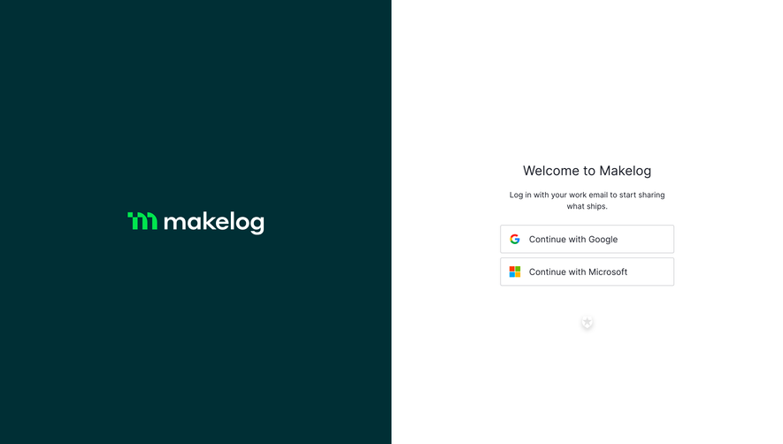 Makelog Signup
