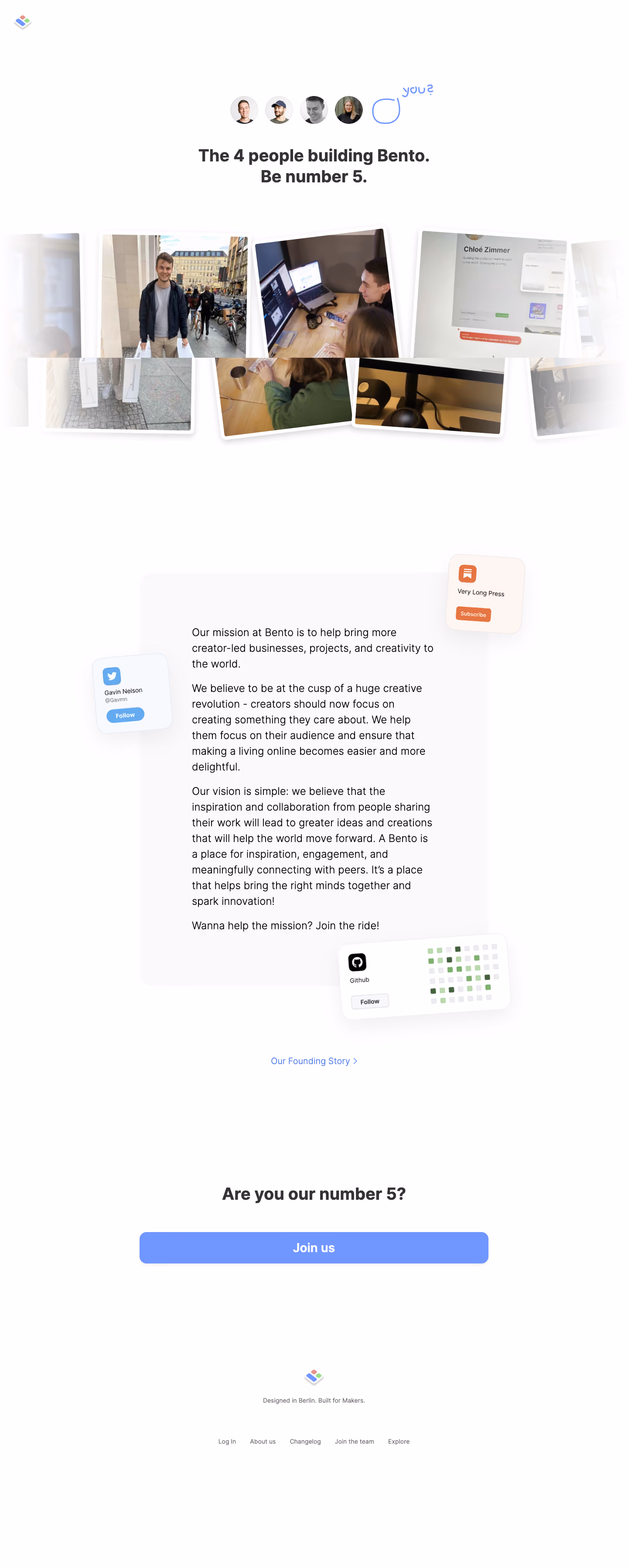 Bento Careers Page
