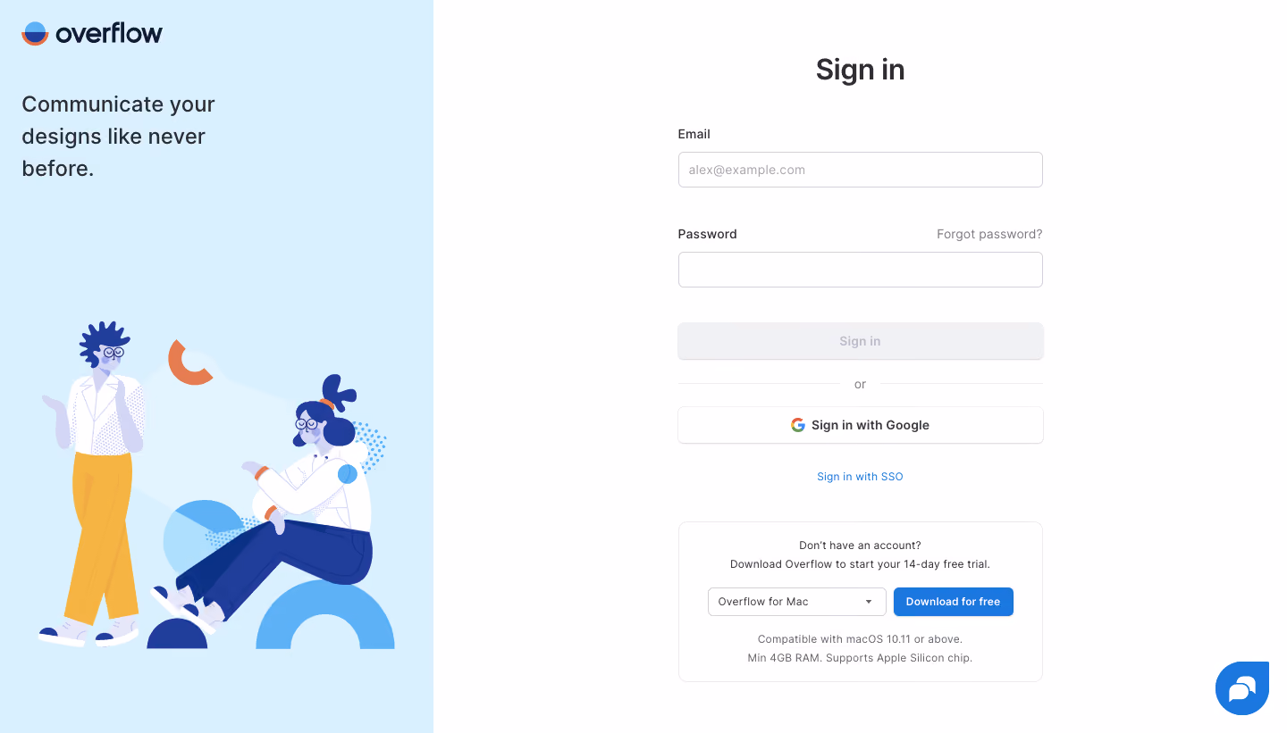 Overflow Login