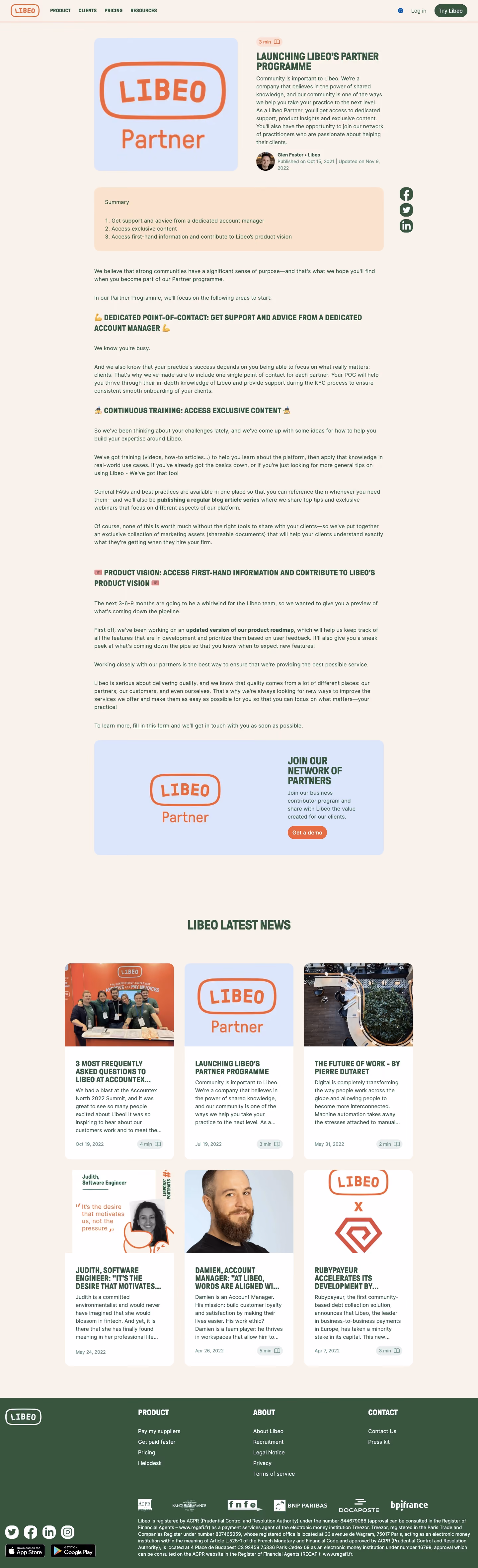 Libeo Blog Post