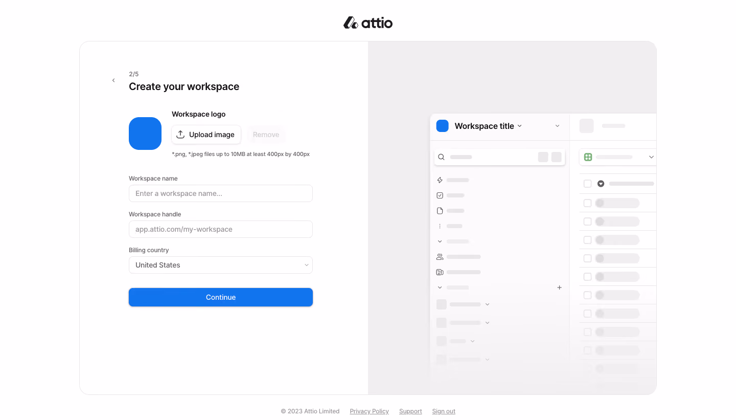 Attio Company Setup