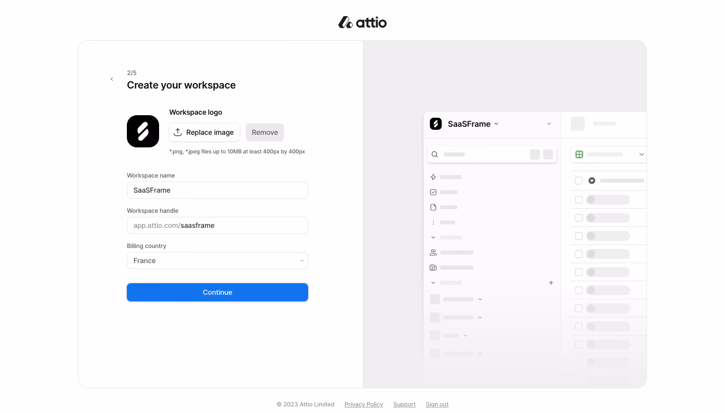 Attio Company Setup