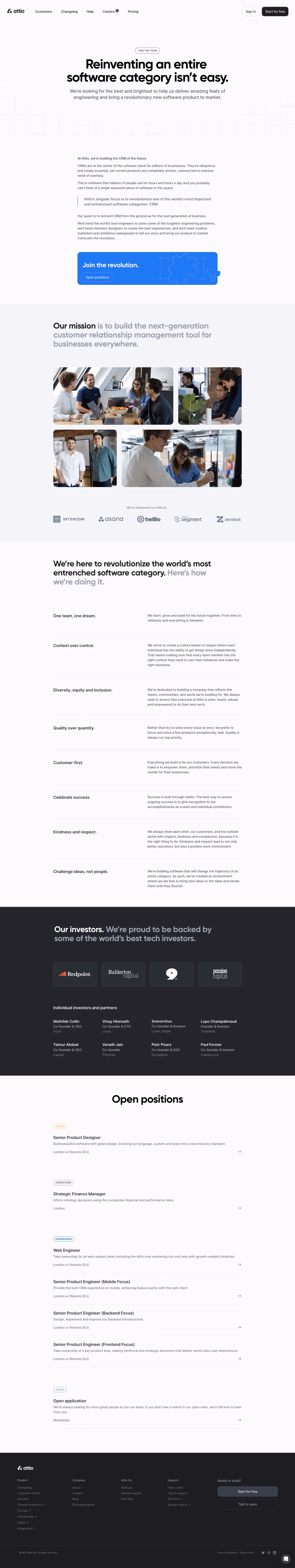 Attio Careers Page