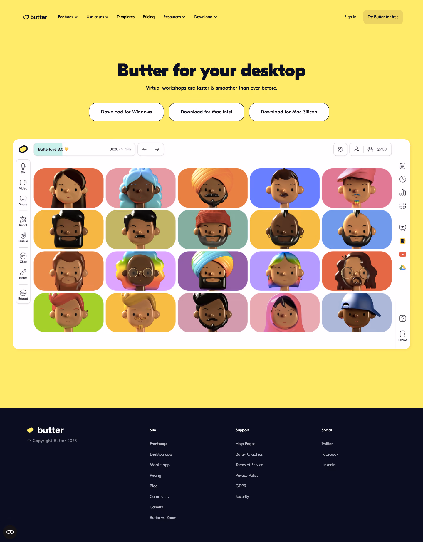 Butter Download Page