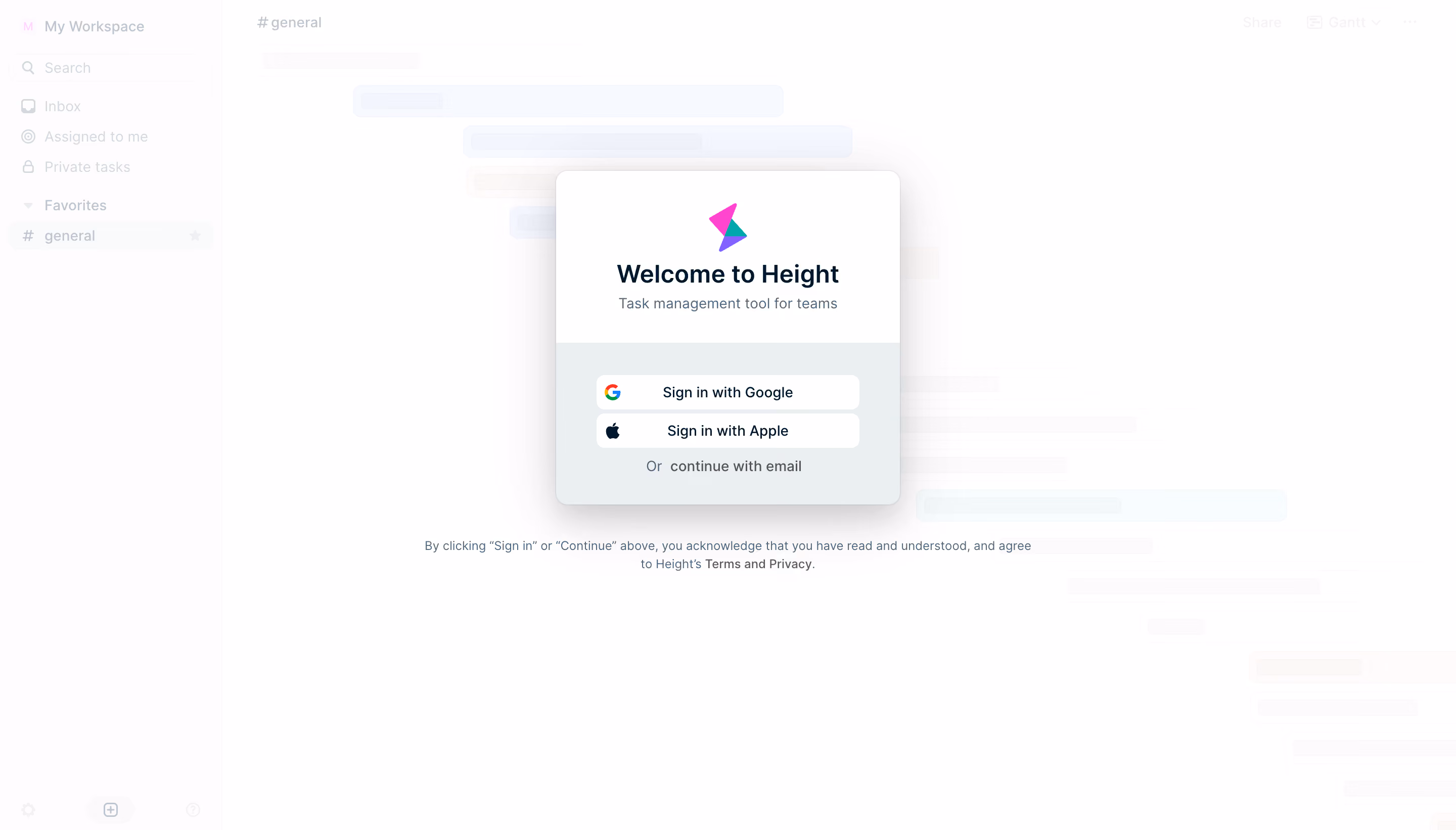 Height Signup