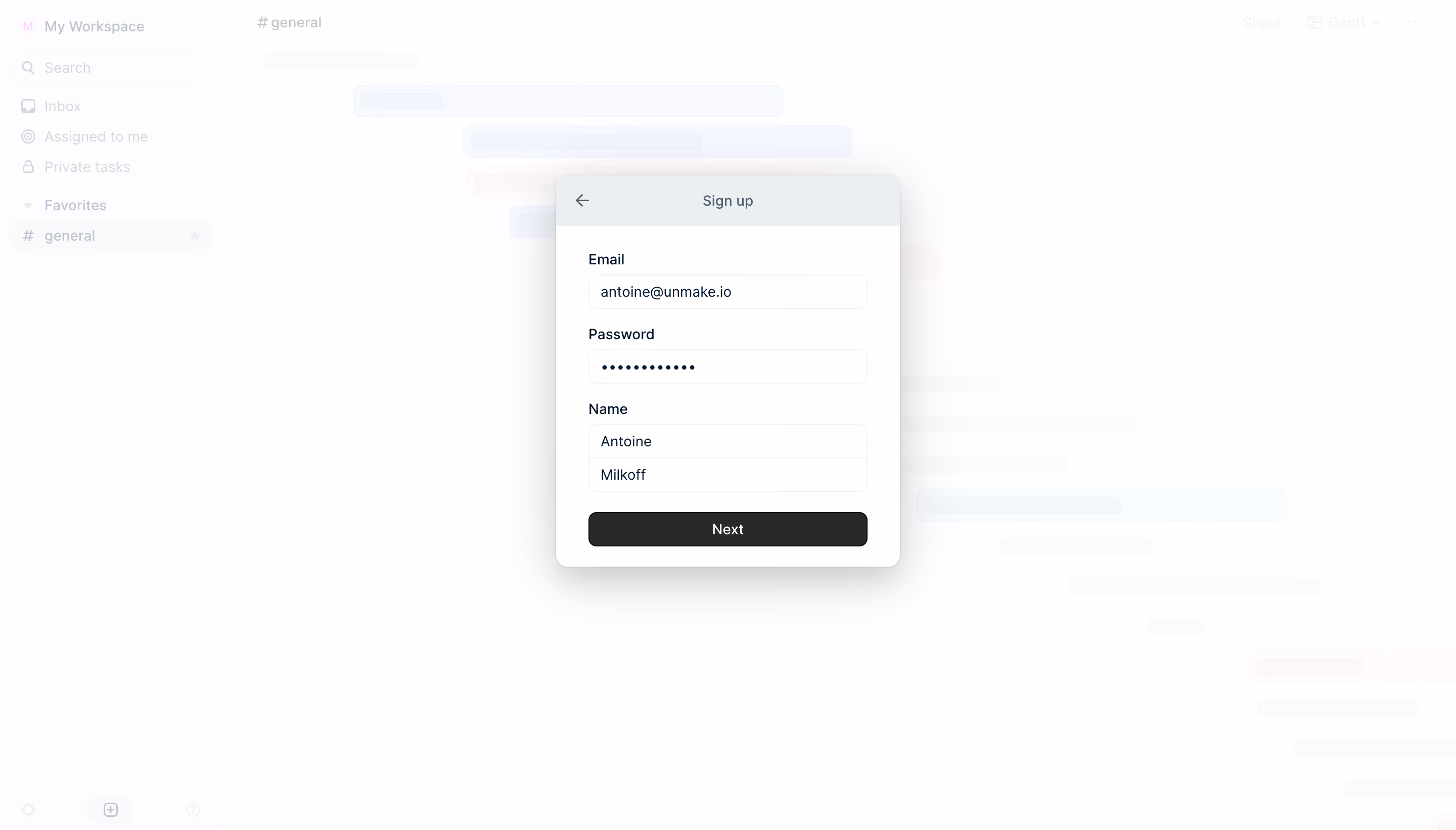 Height Signup