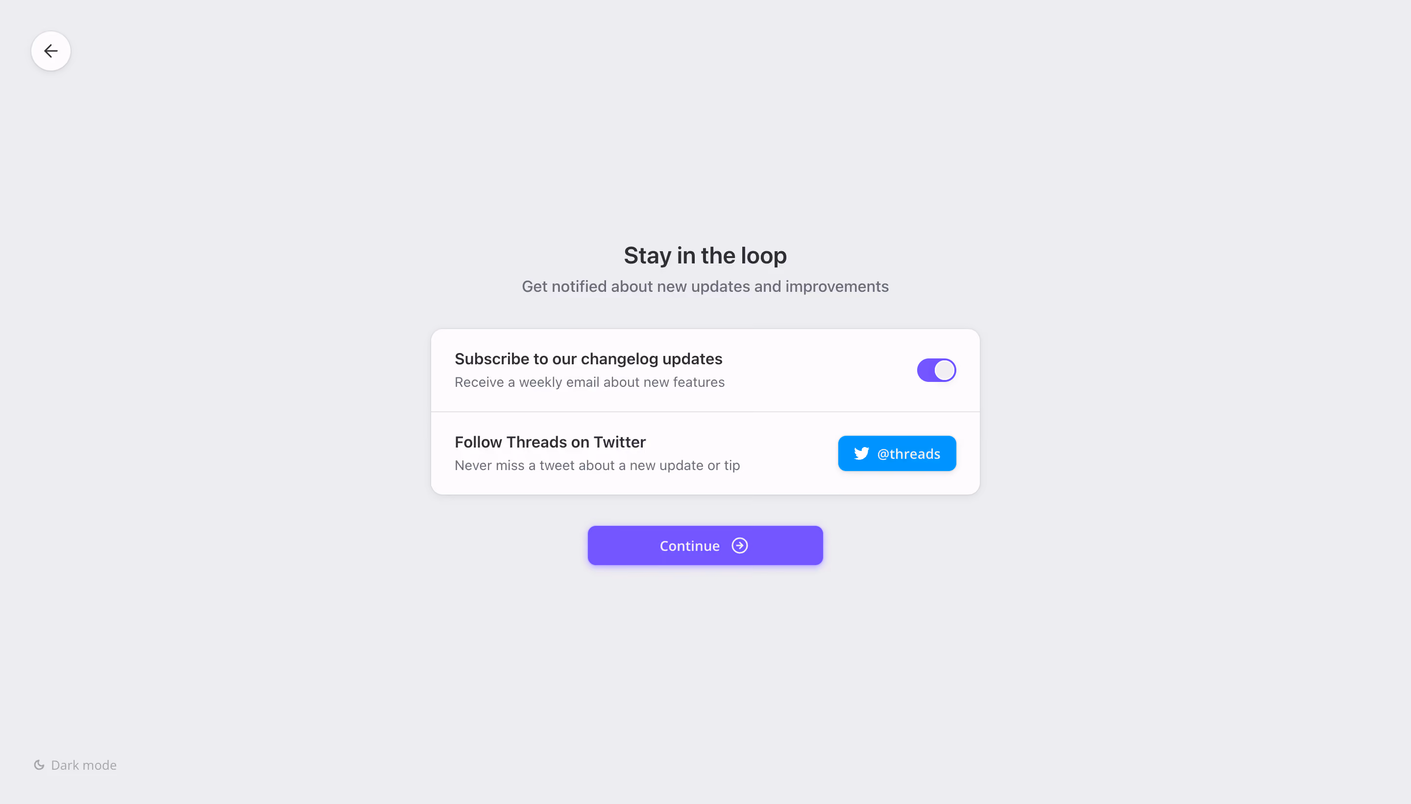 Threads Account Setup