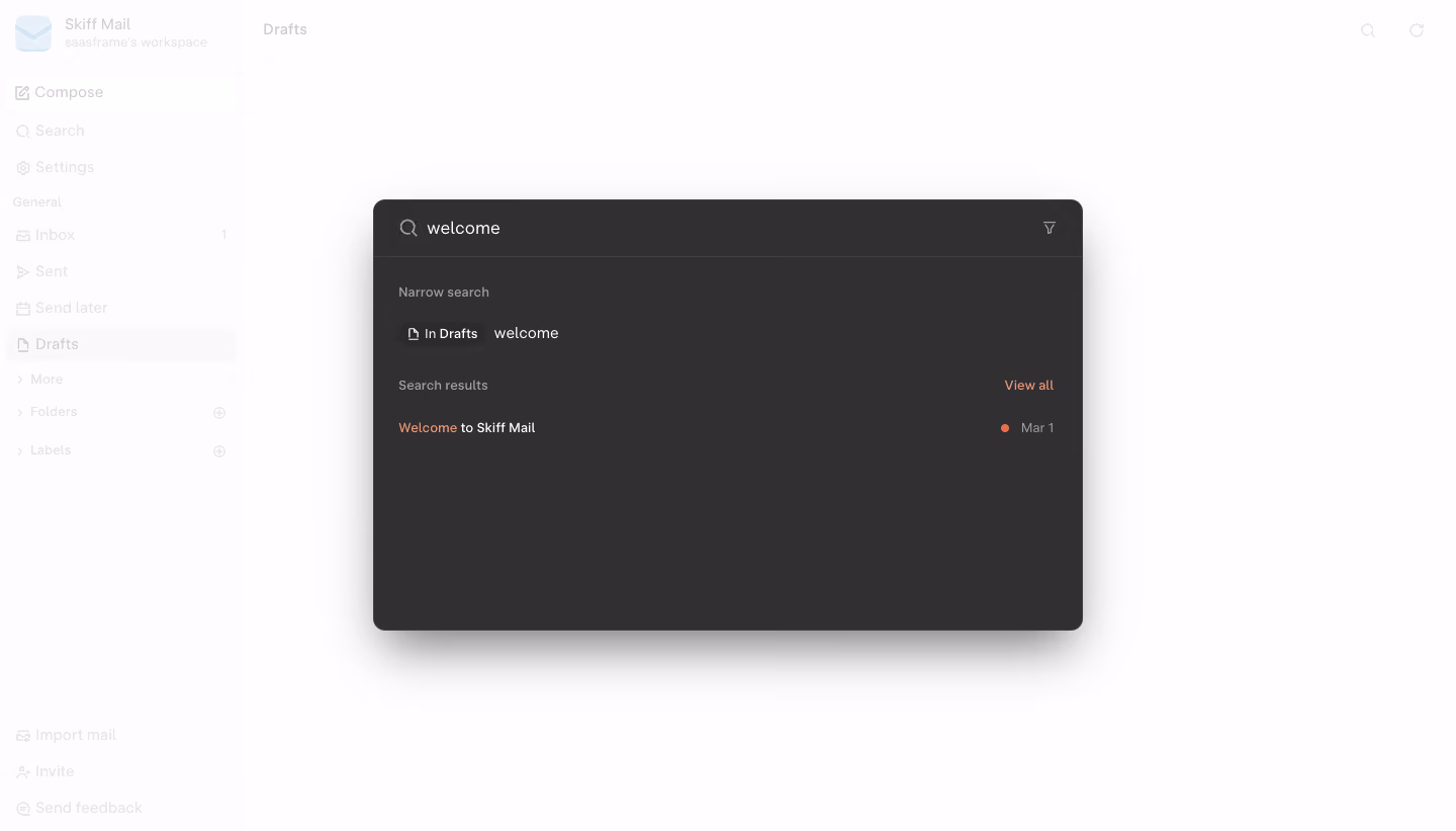 Skiff Search Results
