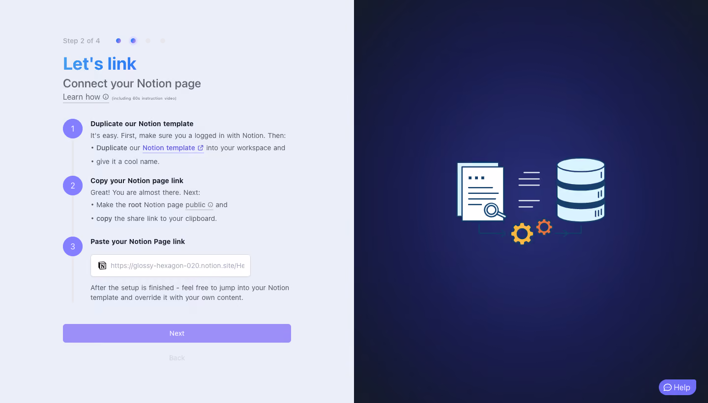 Help Kit Account Setup