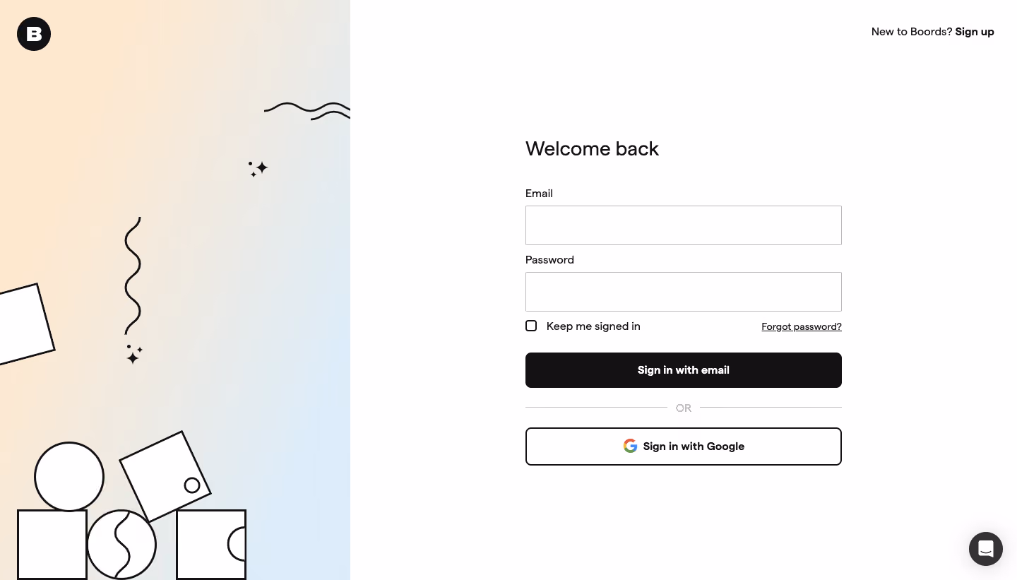 Boords Login
