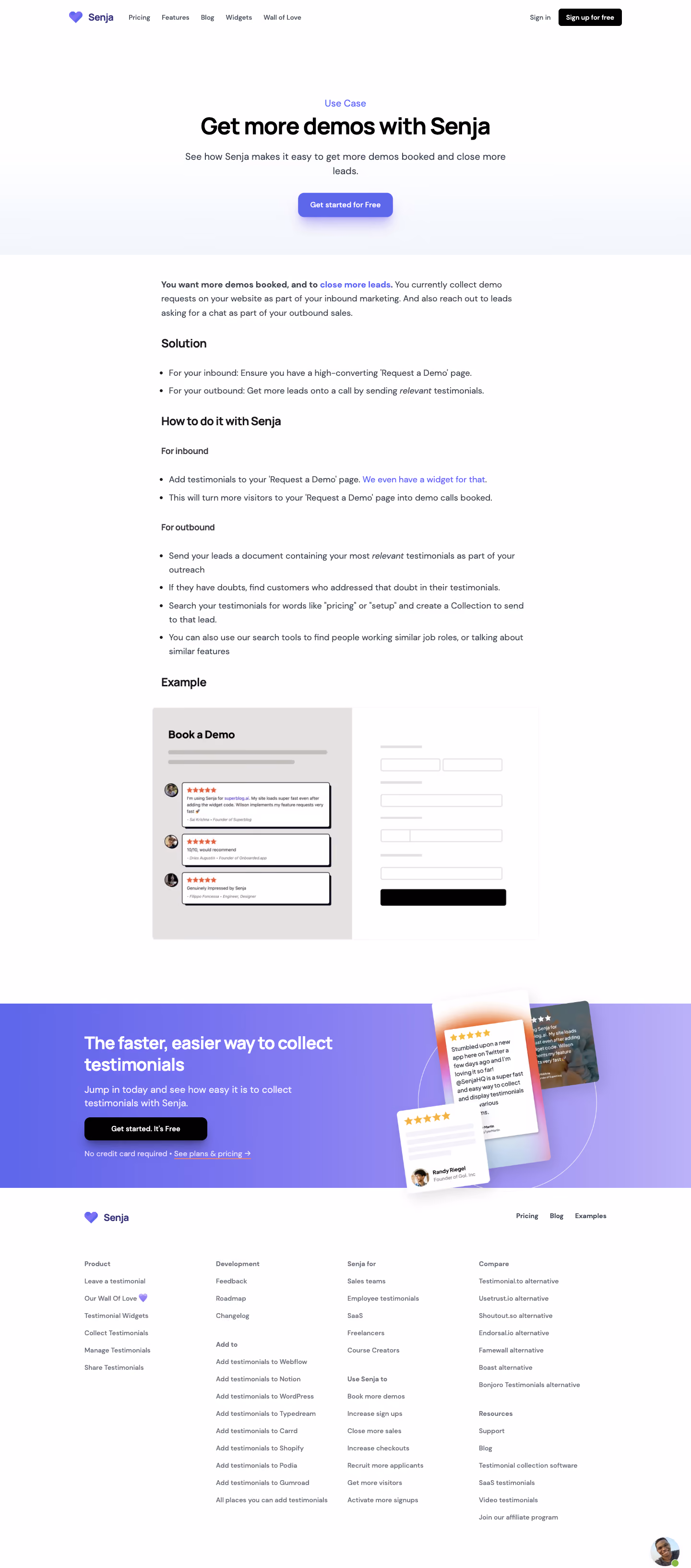Senja Use Cases