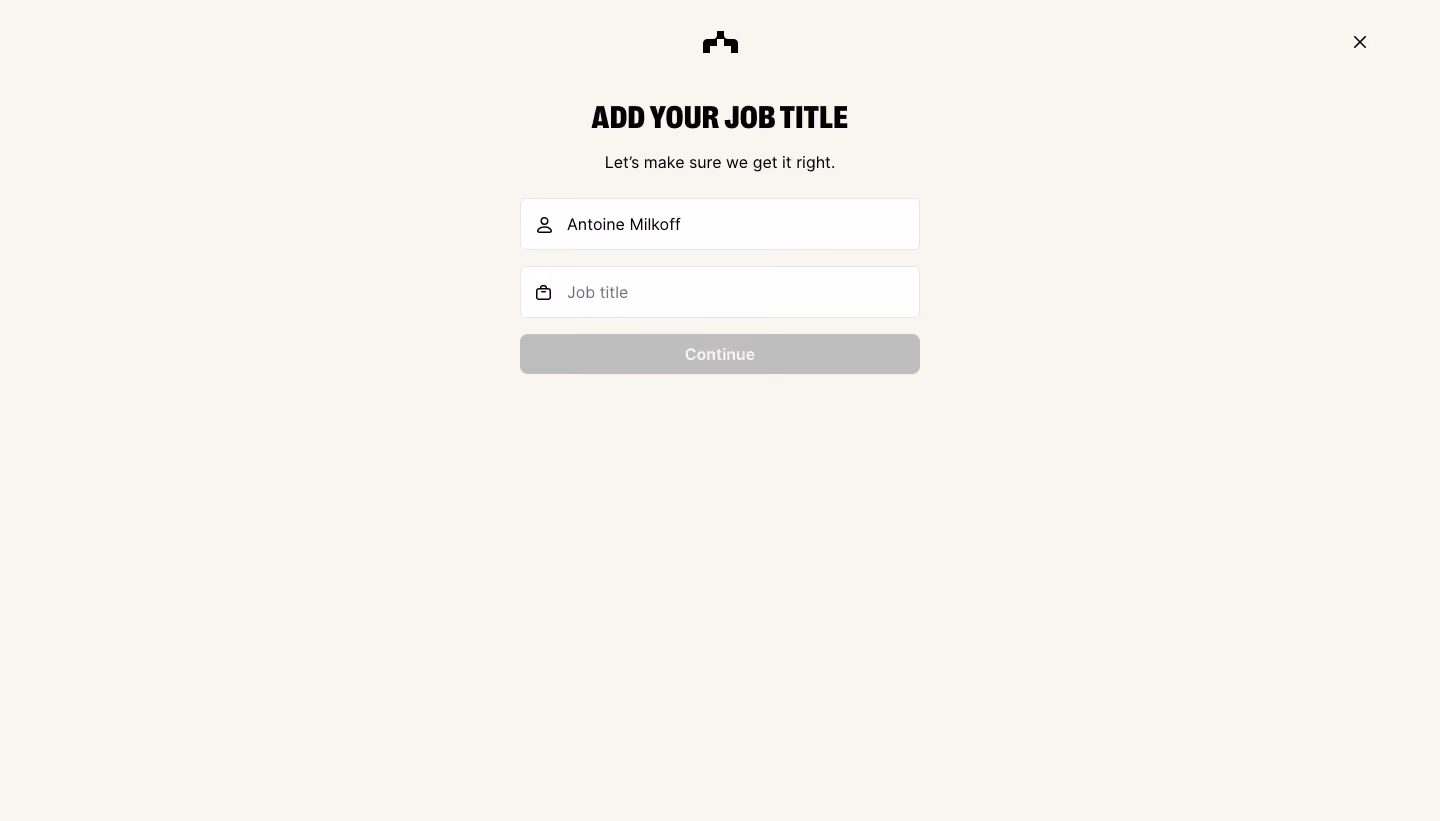 The Org Account Setup