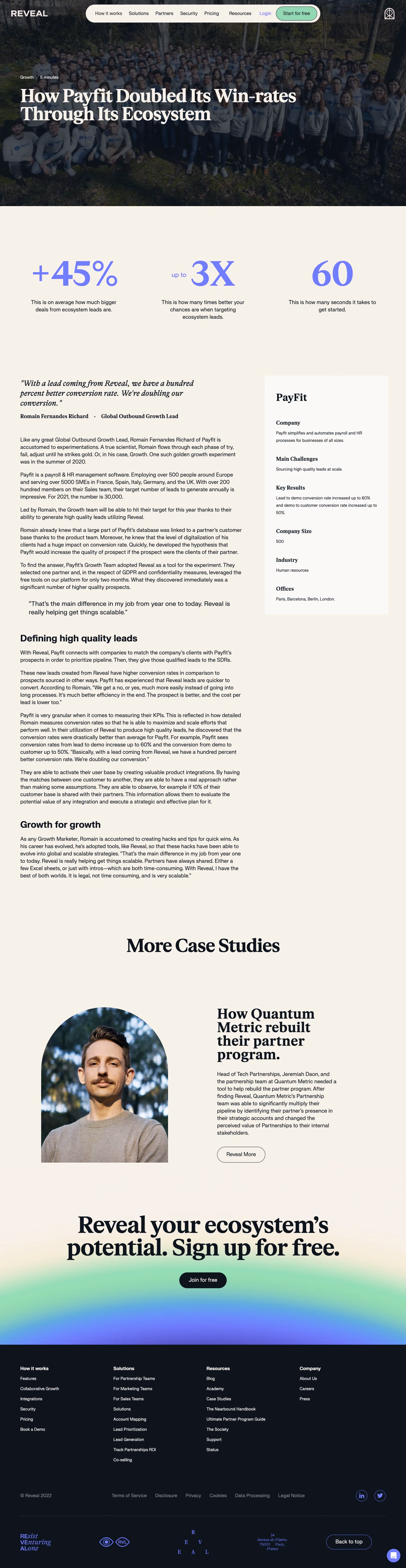 Reveal Customer Stories