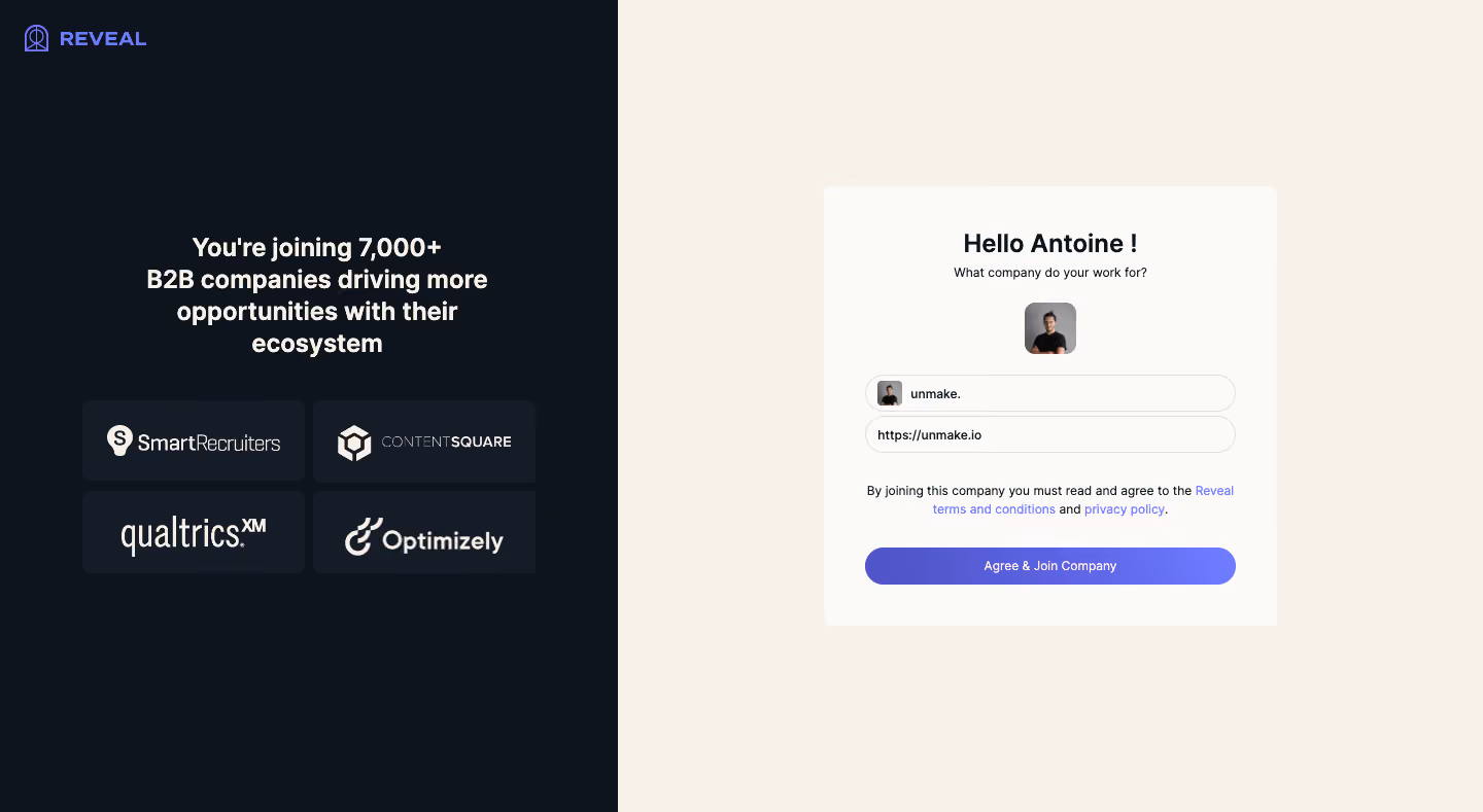 Reveal Join company