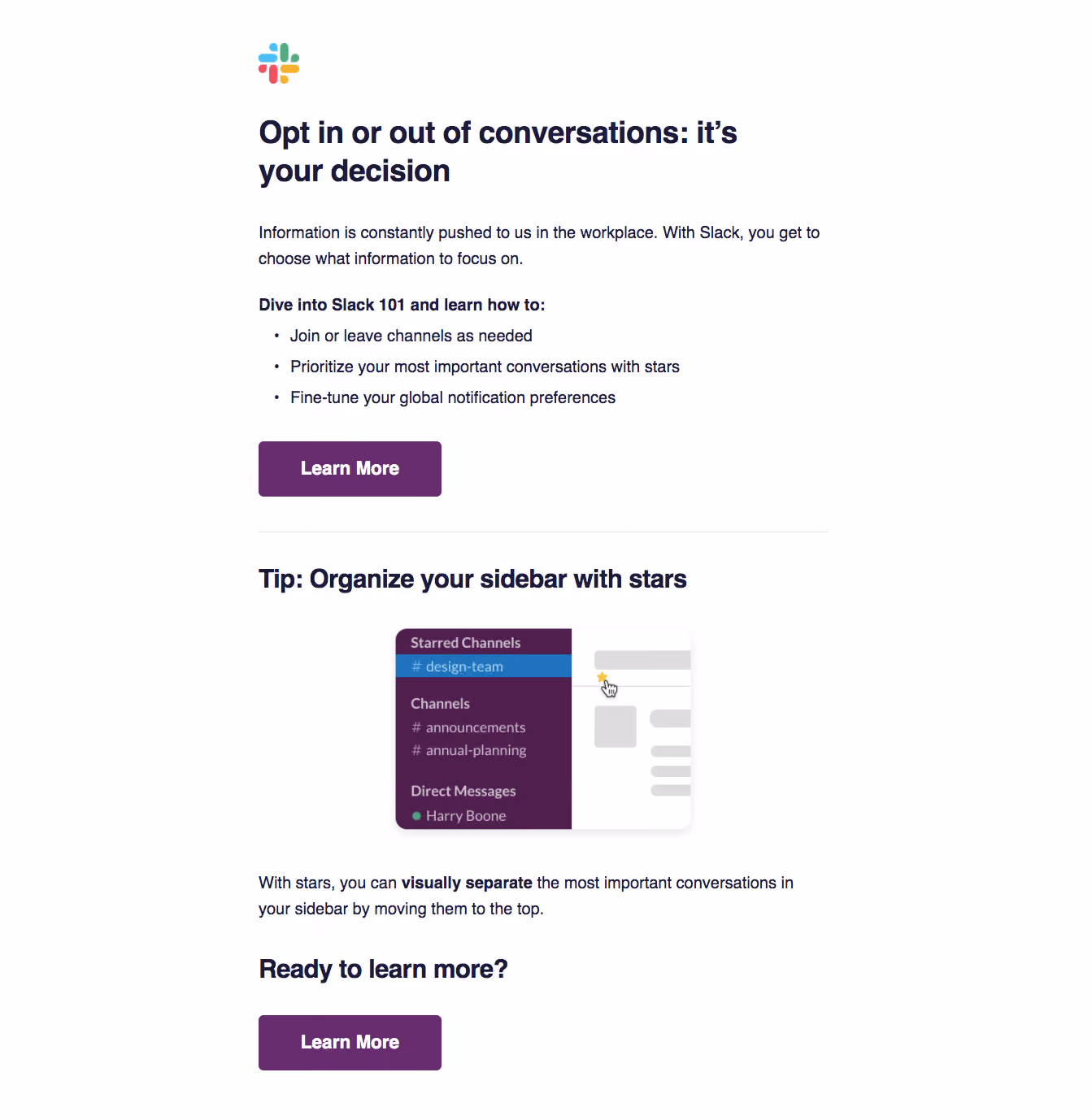 Slack Onboarding Email Flow