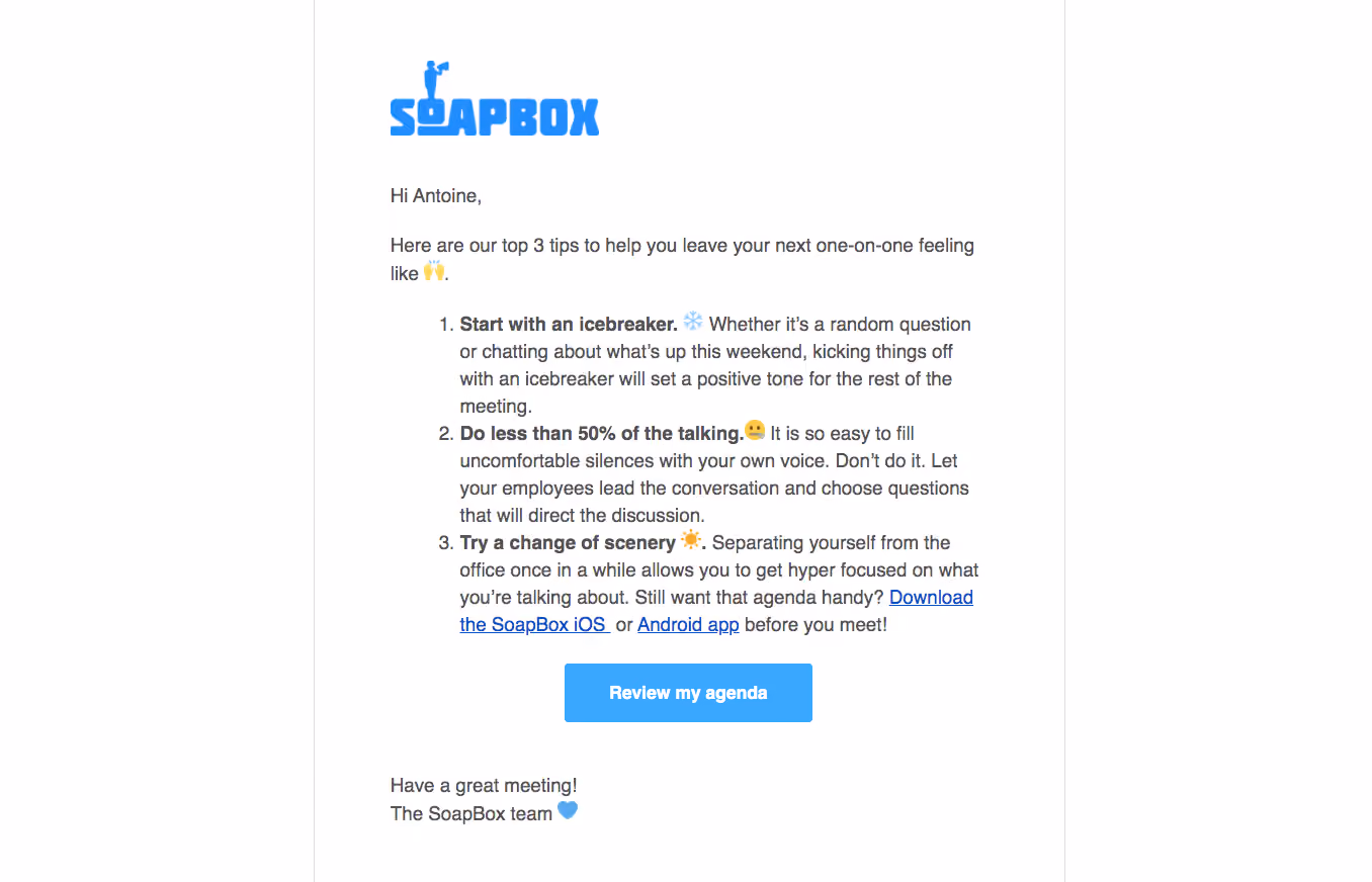 Hypercontext oapbox Onboarding Email Flow