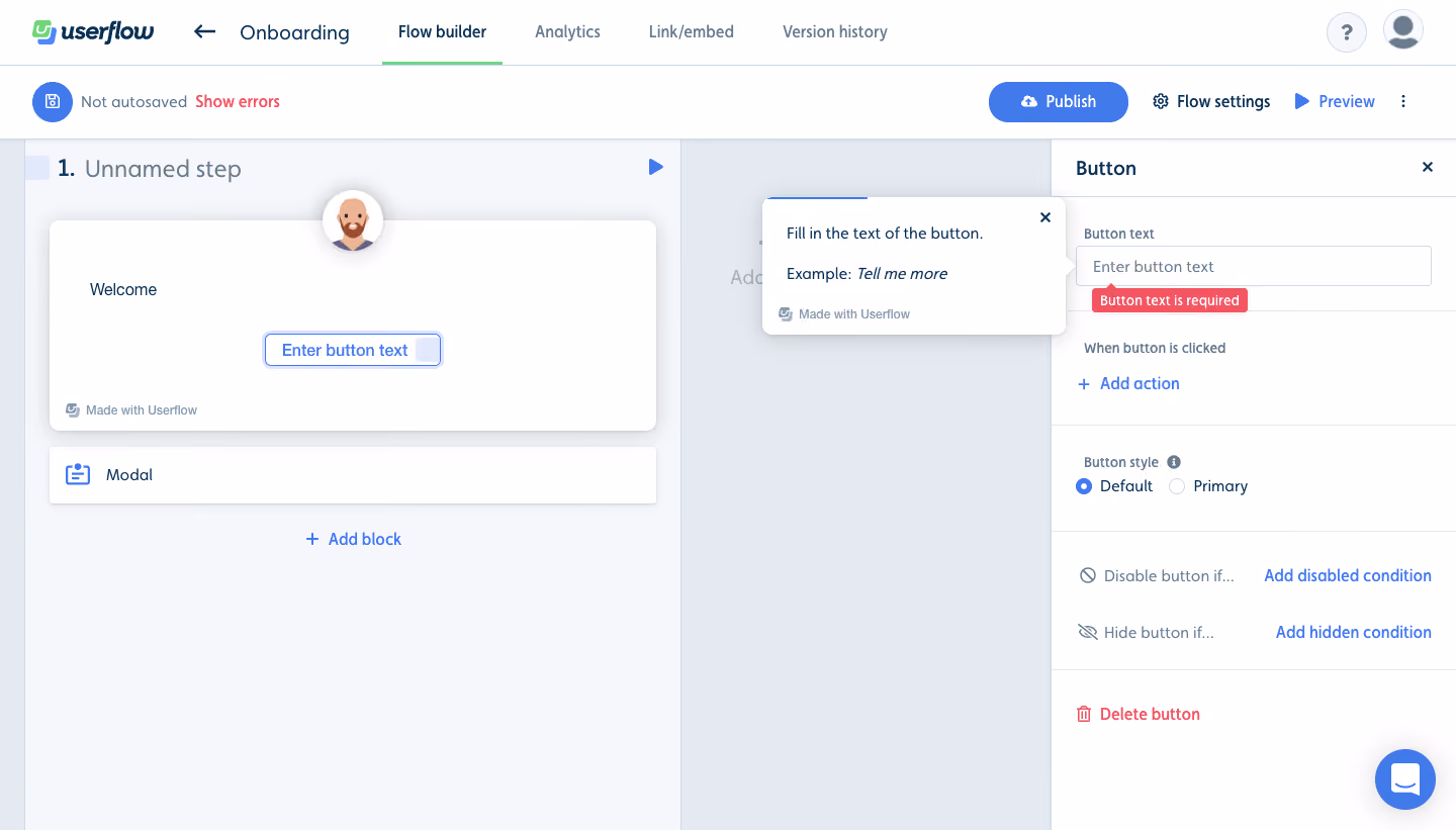 Userflow User Onboarding