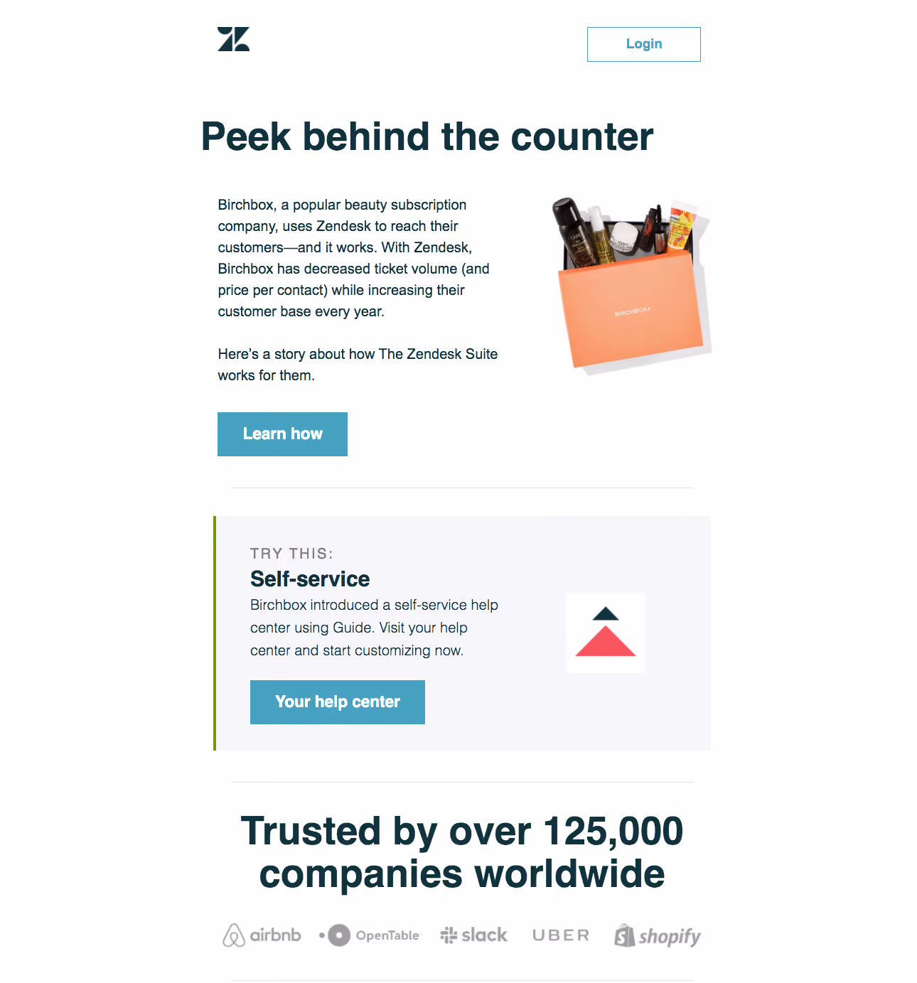 Zendesk Onboarding Emails