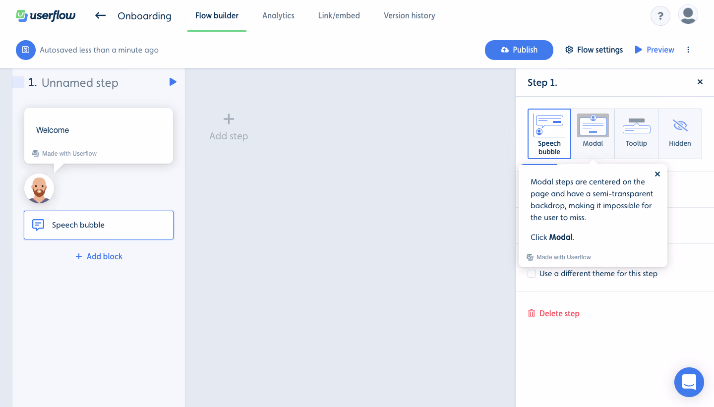 Userflow User Onboarding