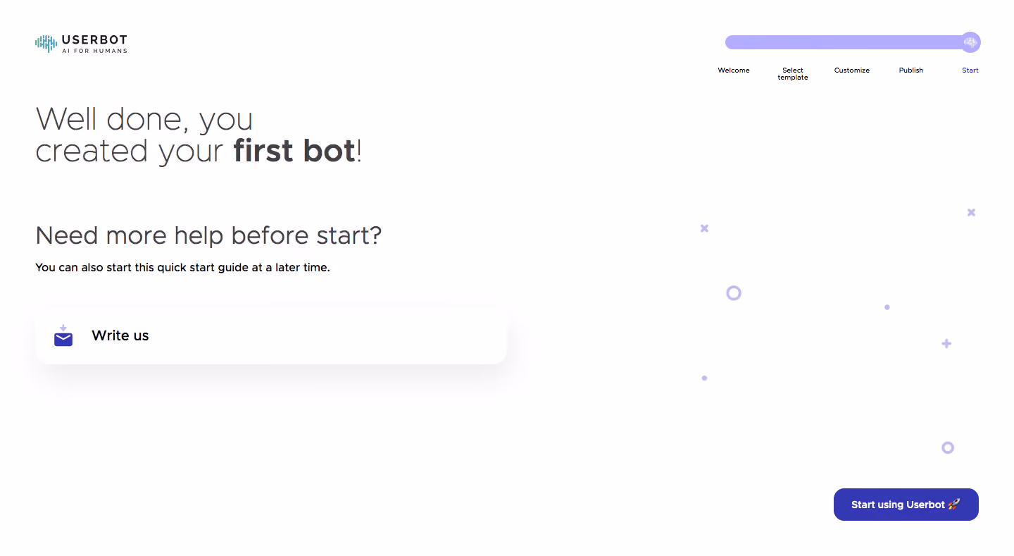 Userbot User Onboarding