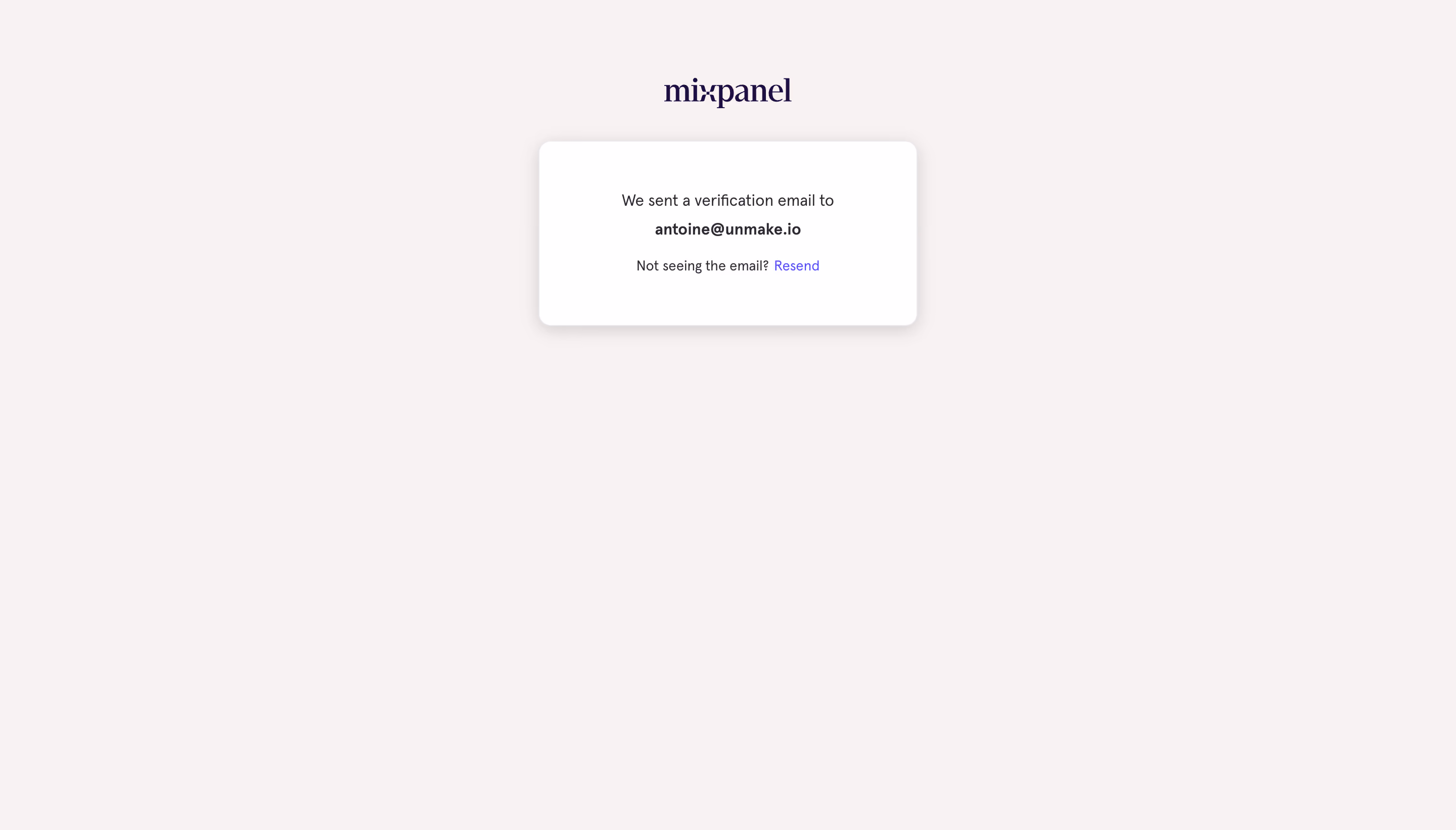 Mixpanel Sign Up Flow