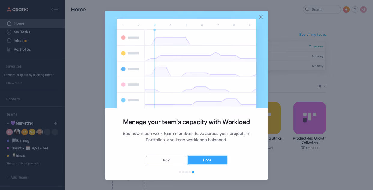 Asana User Onboarding