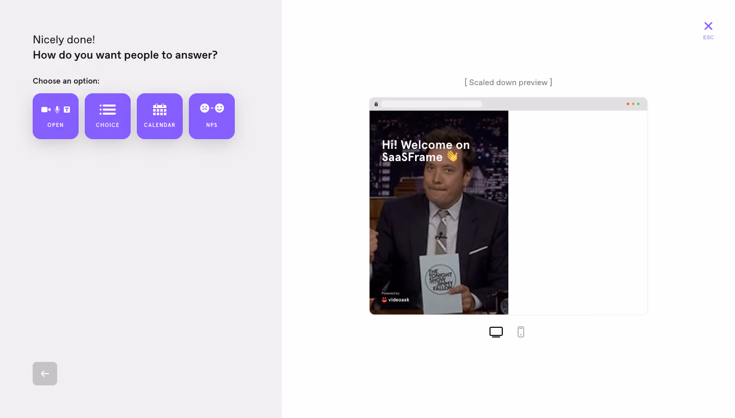 VideoAsk User Onboarding