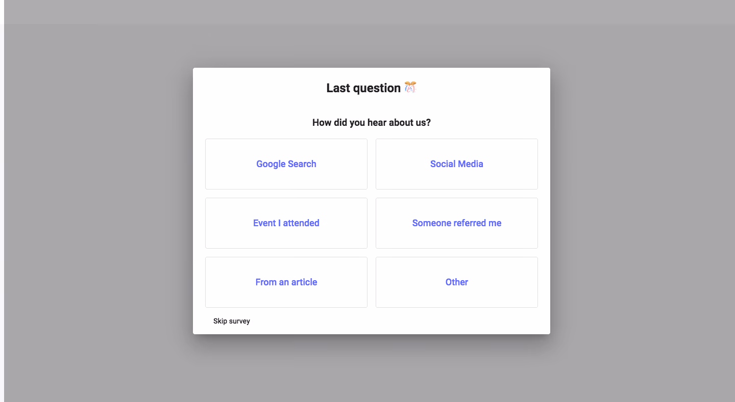 SeedLegals Sign Up Flow