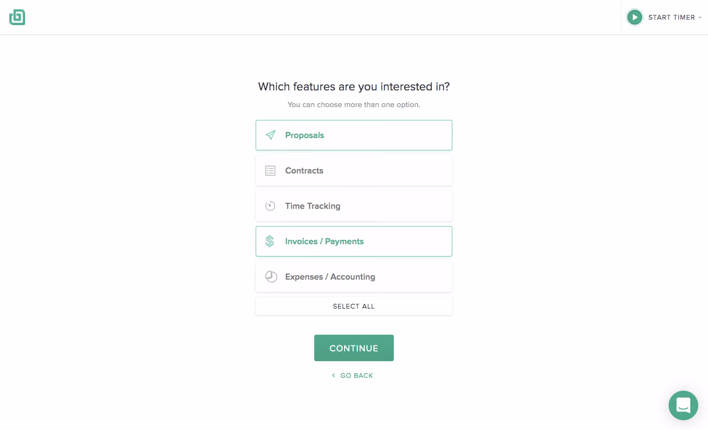 Bonsai Sign Up Flow