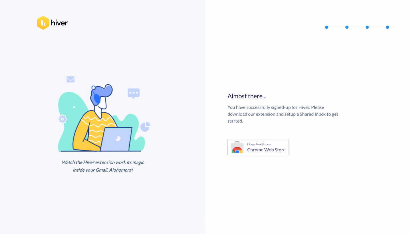 Hiver Sign Up Flow