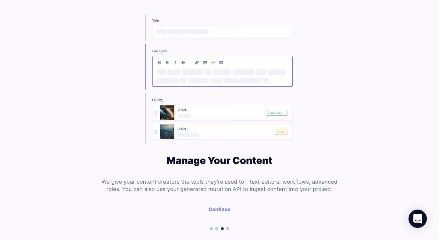 GraphCMS User Onboarding