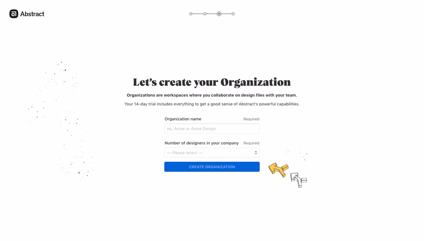 Abstract Sign Up Flow