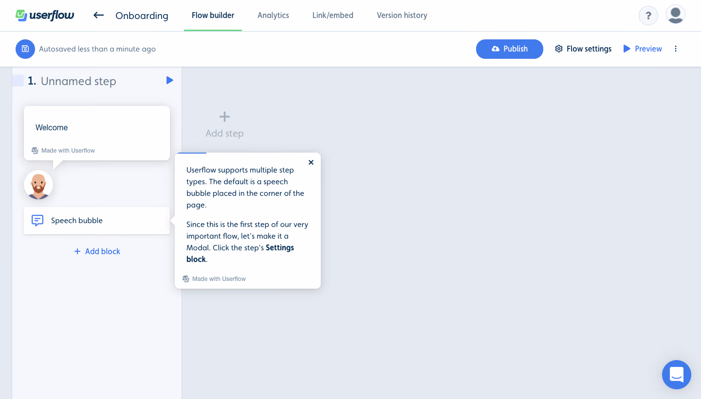 Userflow User Onboarding