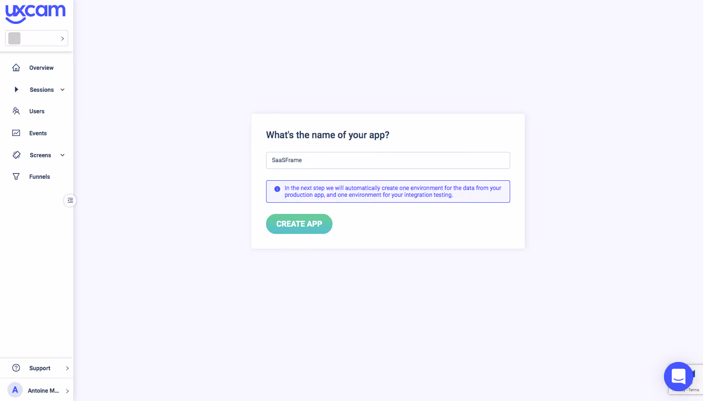 UXCam User Onboarding