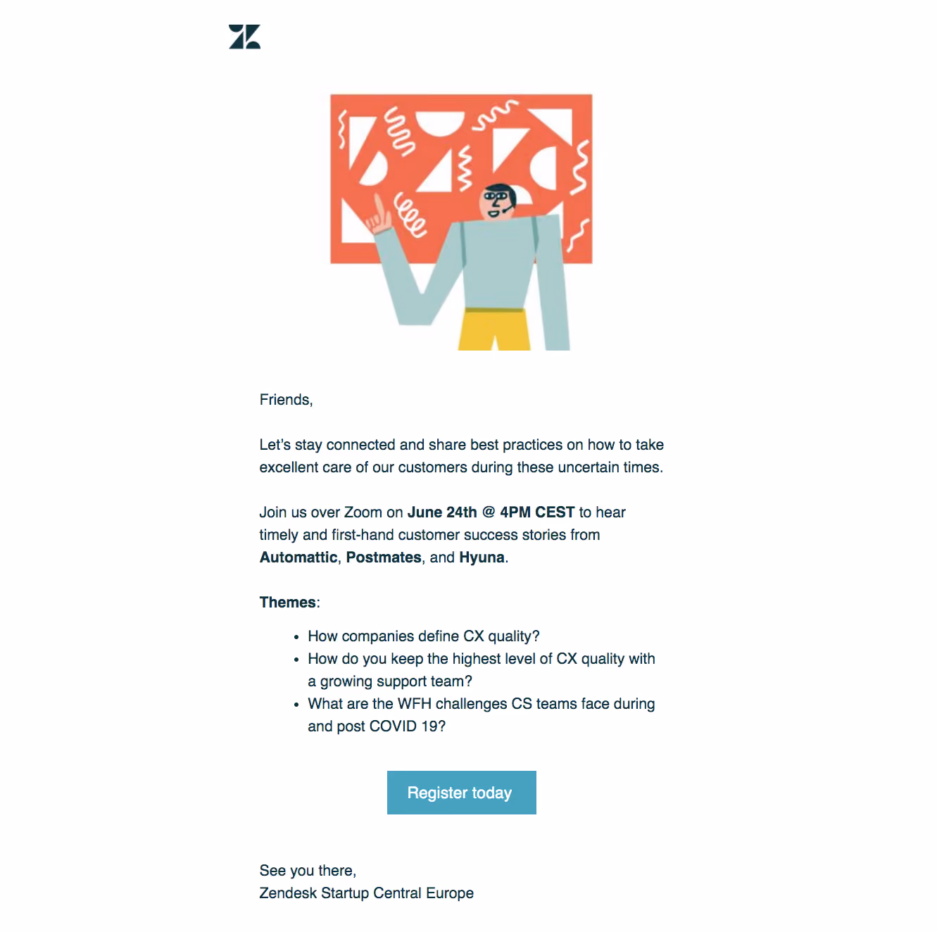 Zendesk Webinars Emails