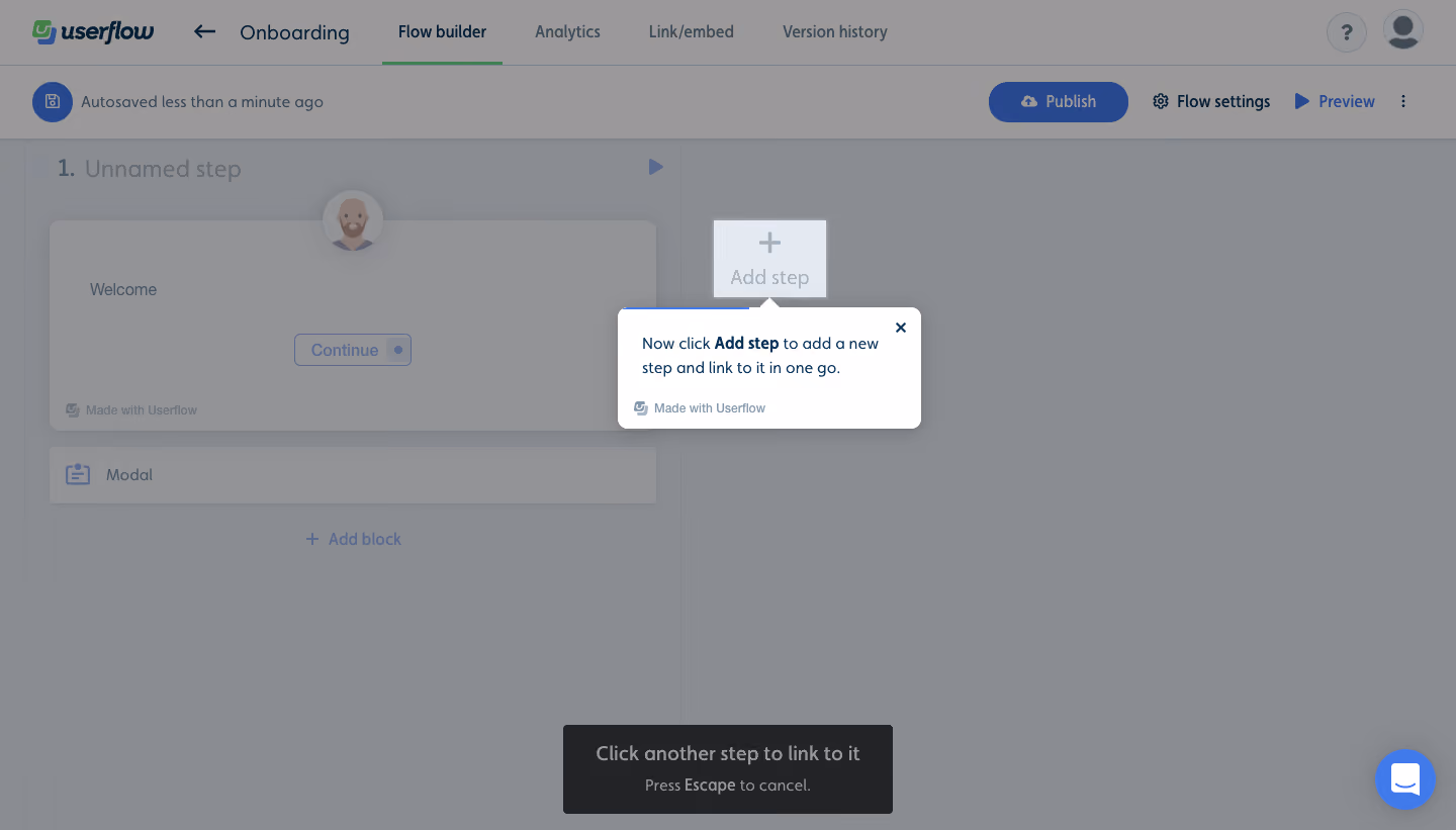 Userflow User Onboarding