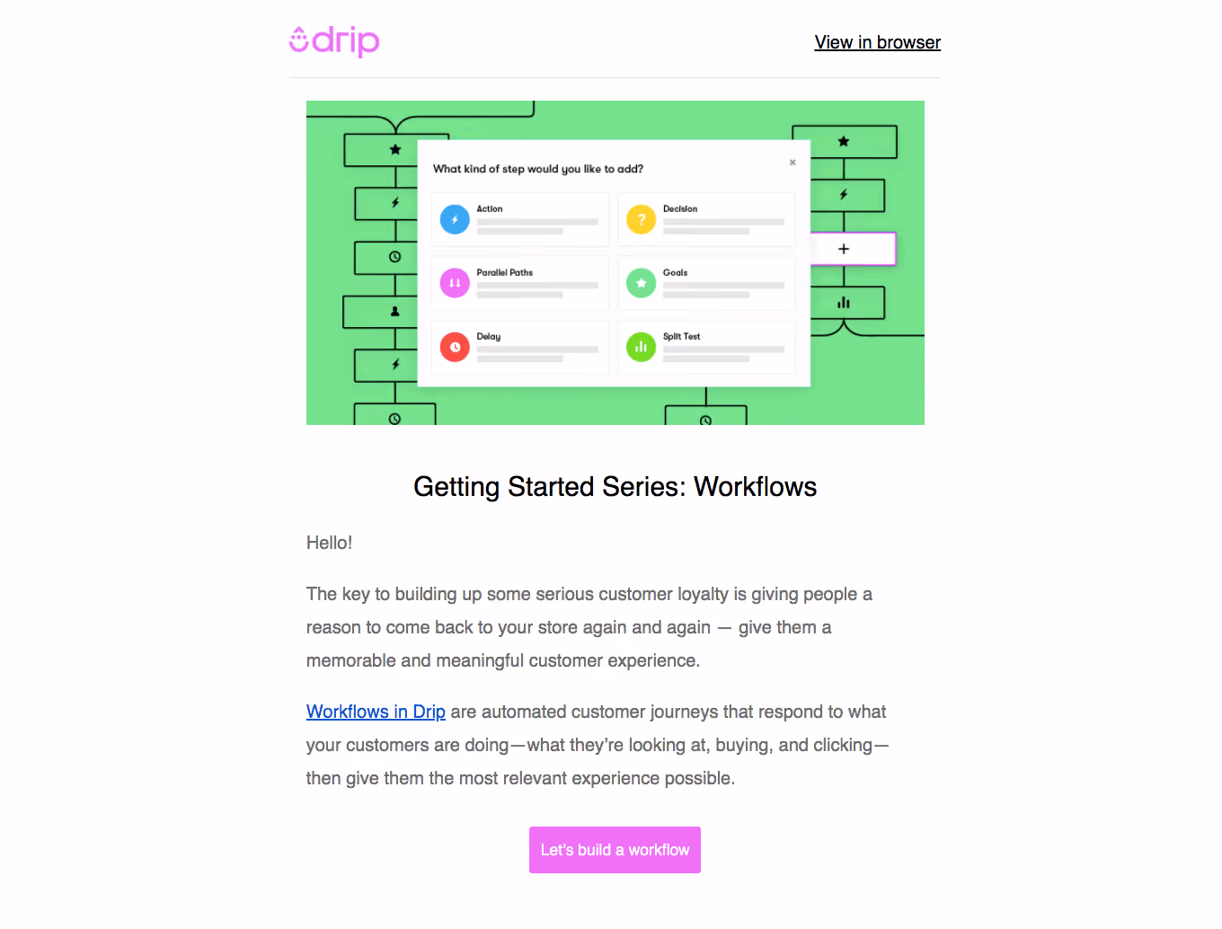 Drip Onboarding Emails