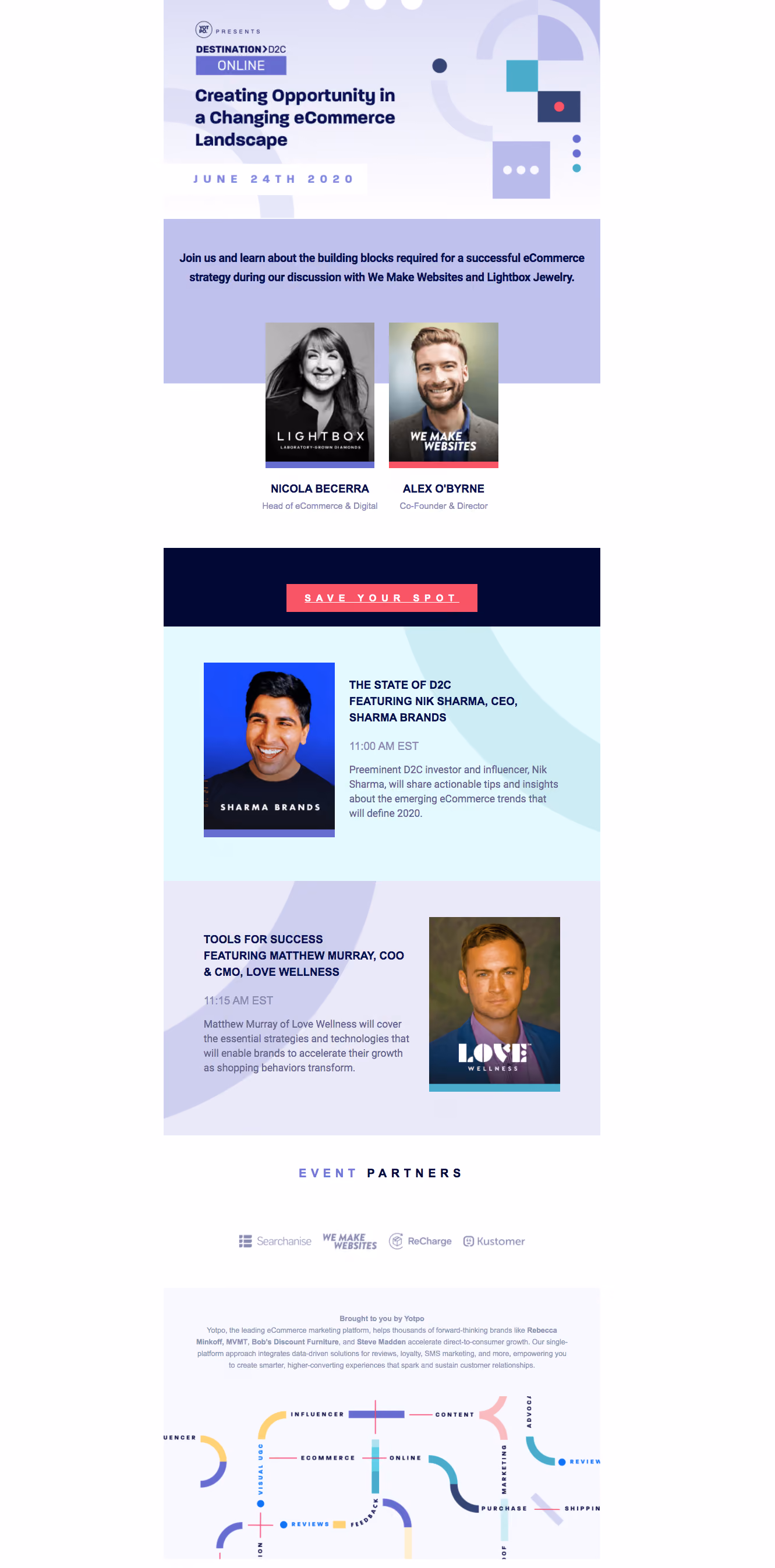 Yotpo Event Announcement Emails