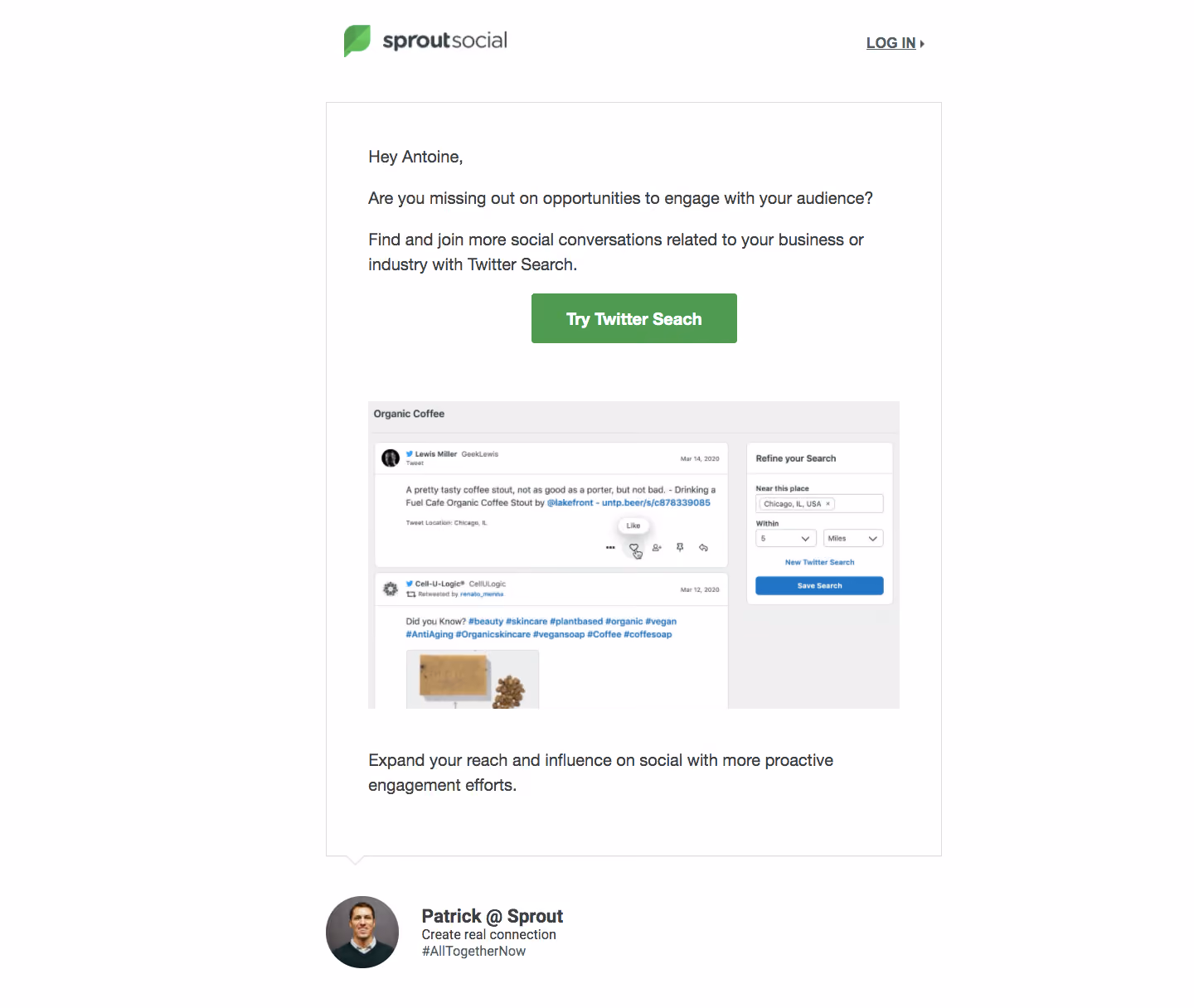 Sprout Social Onboarding Email Flow