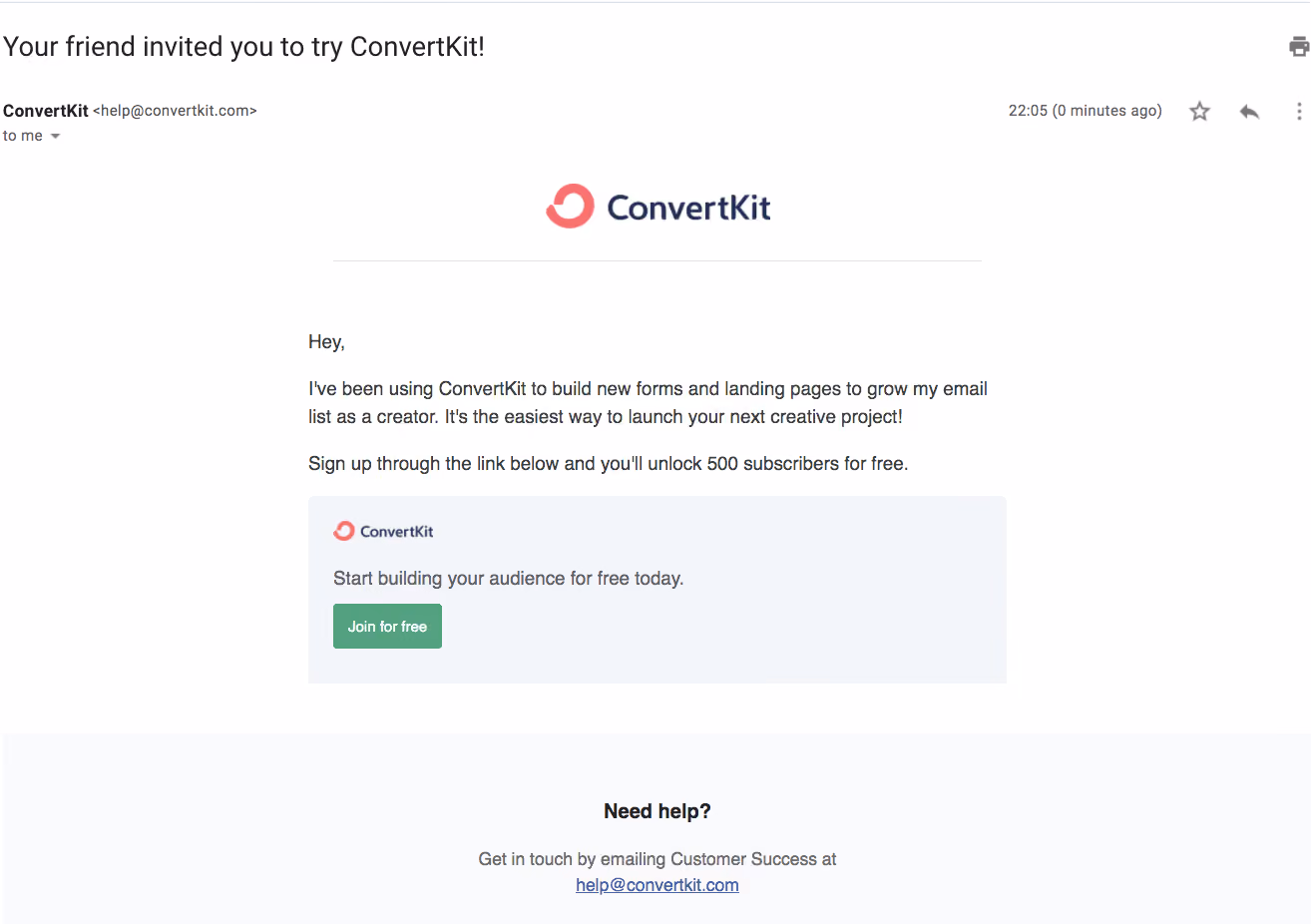 ConvertKit Referral Flow