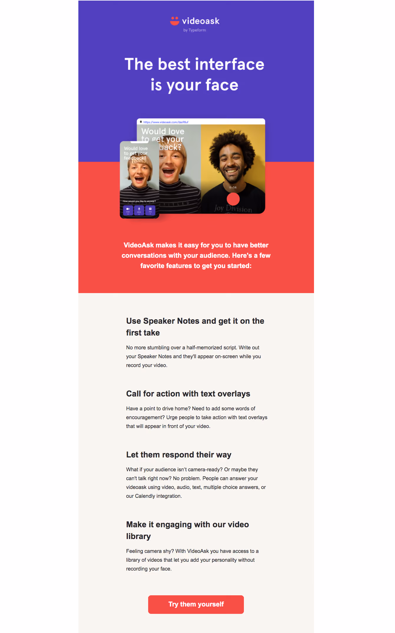 VideoAsk Onboarding Email Flow