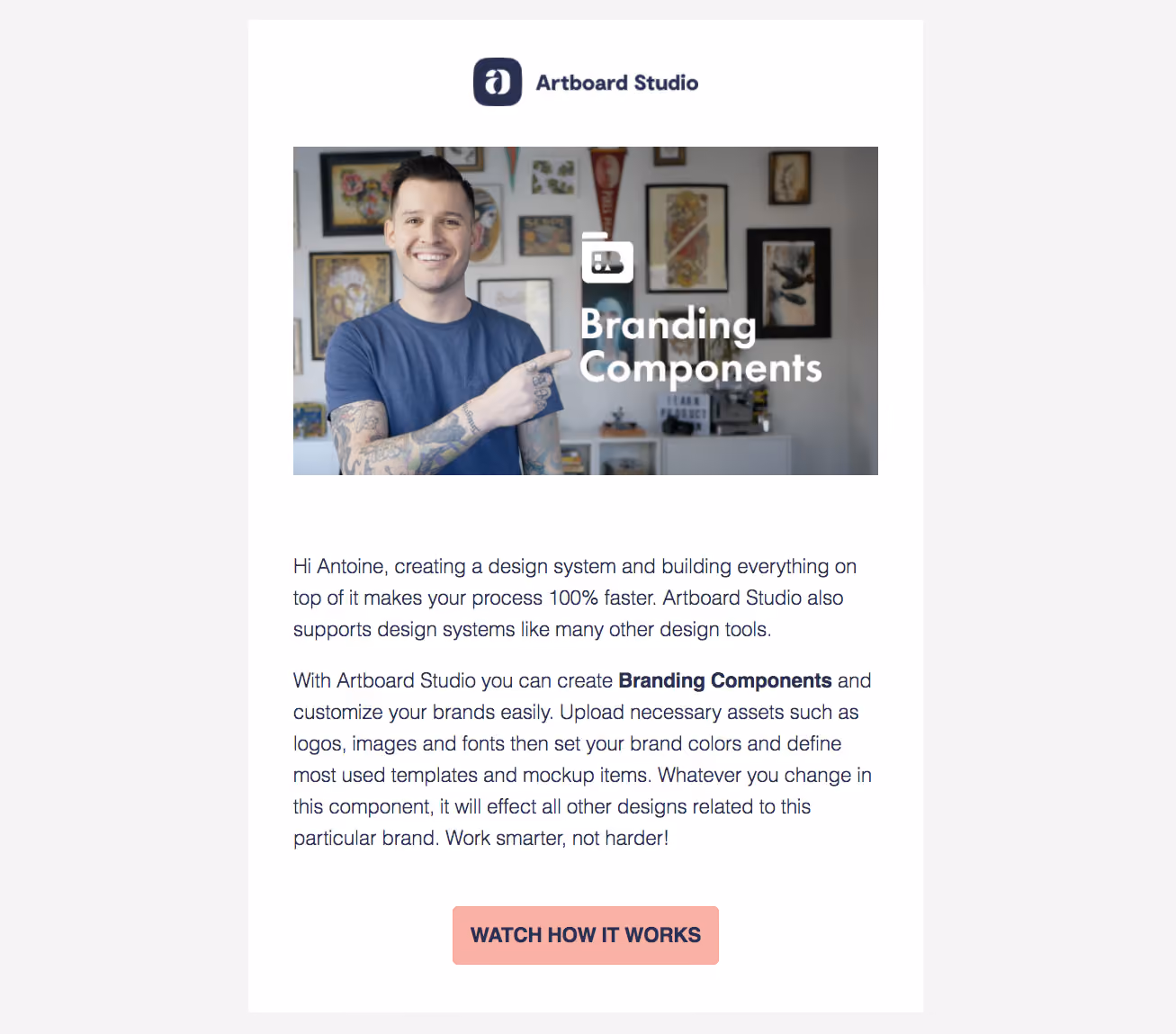 Artboard Studio Onboarding Email Flow