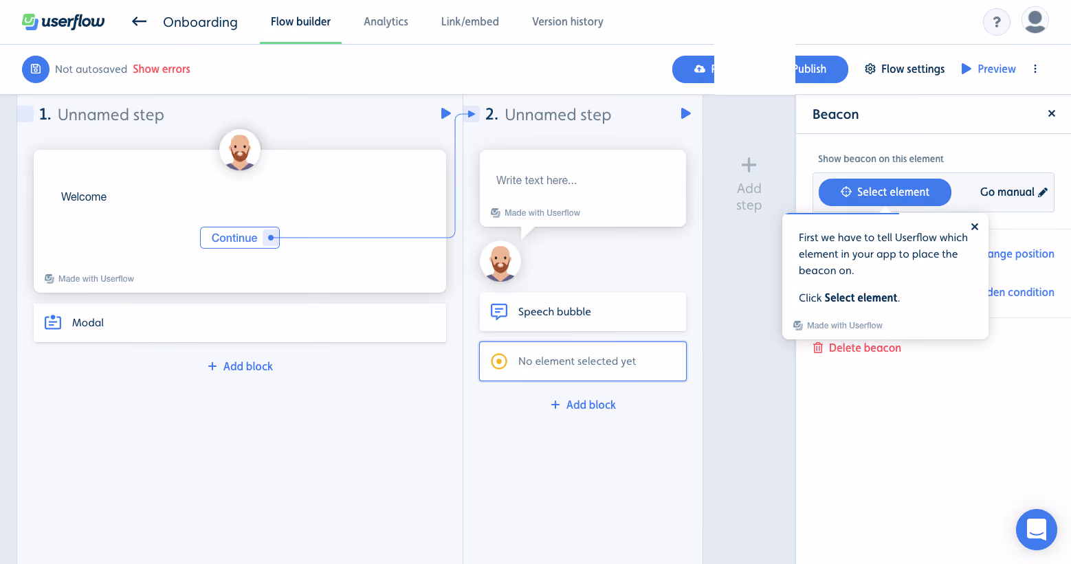 Userflow User Onboarding