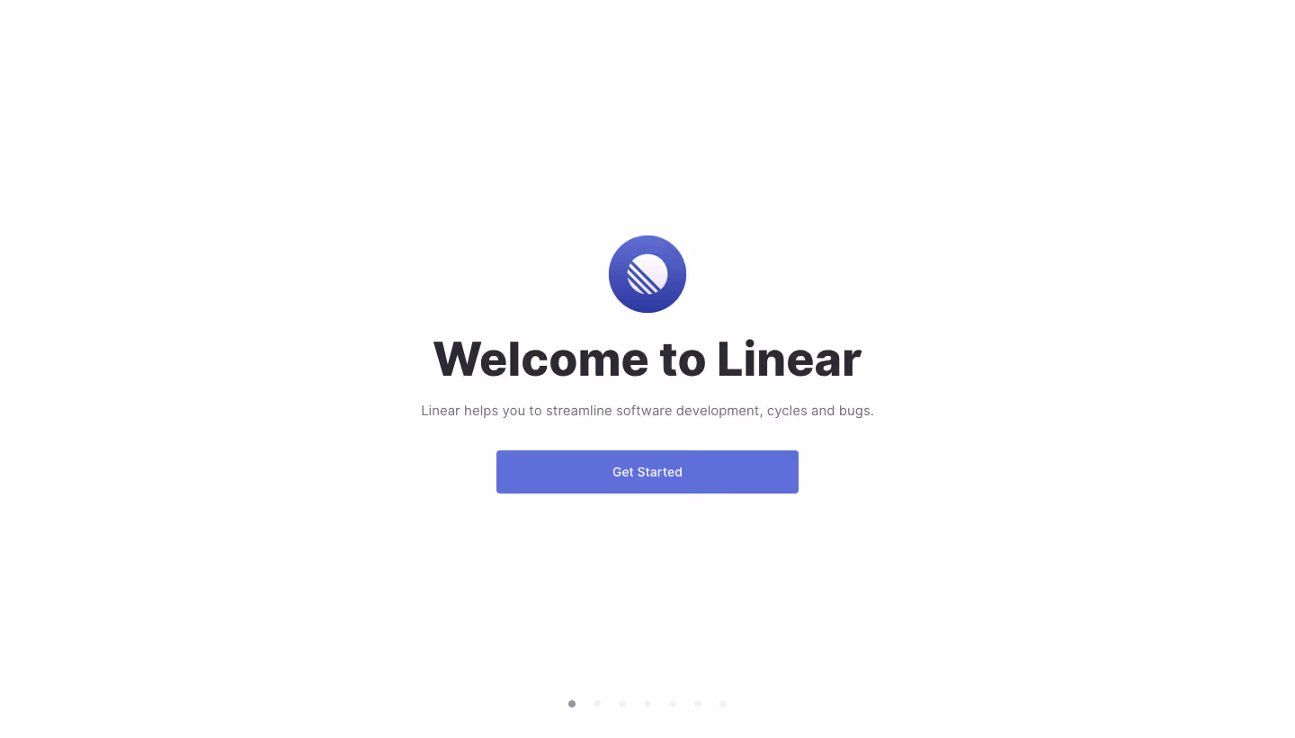 Linear Sign Up Flow
