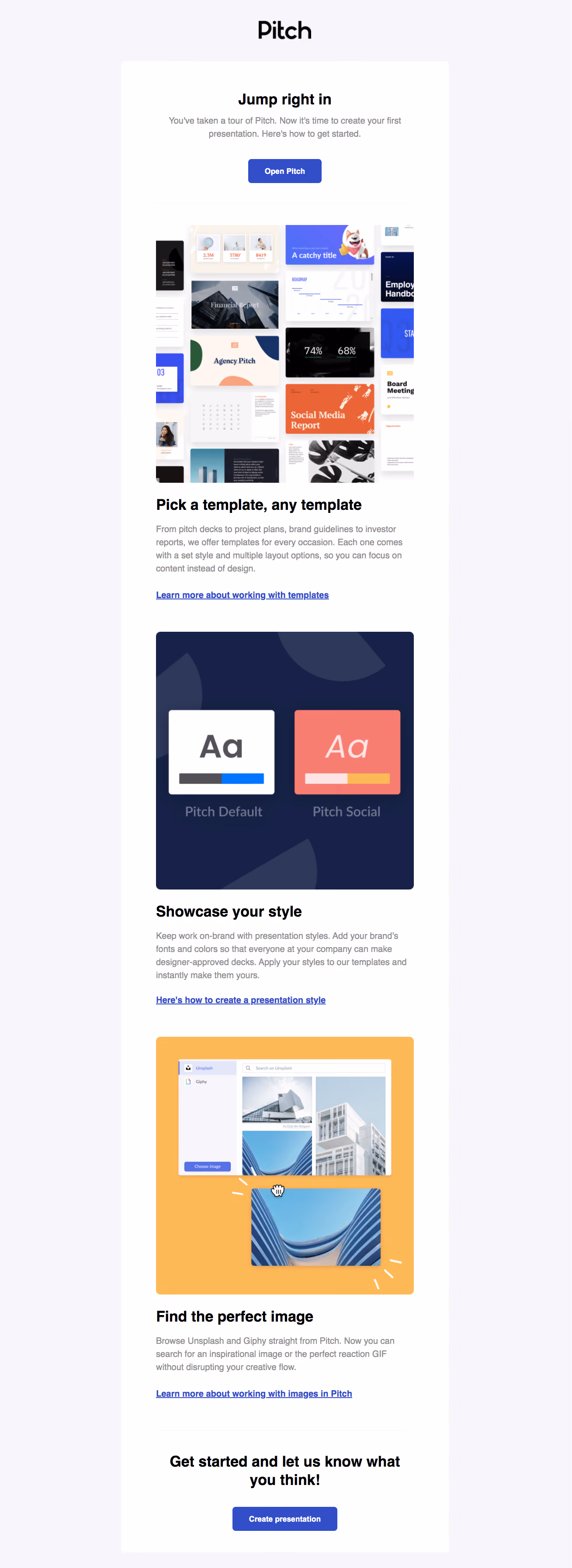 Pitch Onboarding Email Flow
