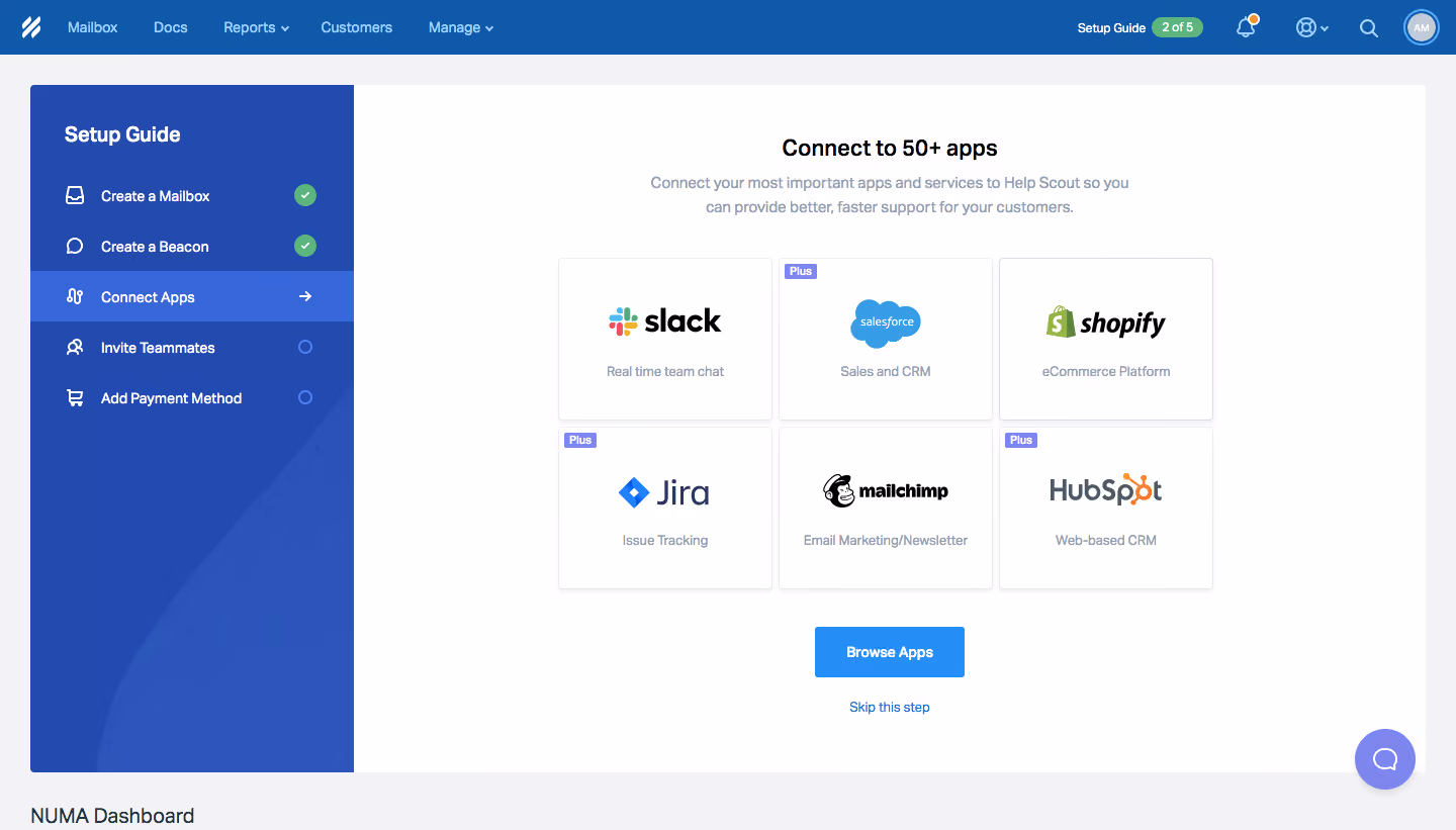 Help Scout User Onboarding