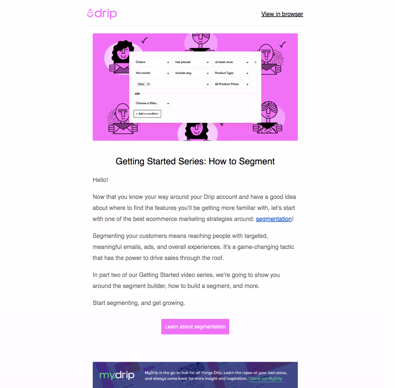 Drip Onboarding Emails