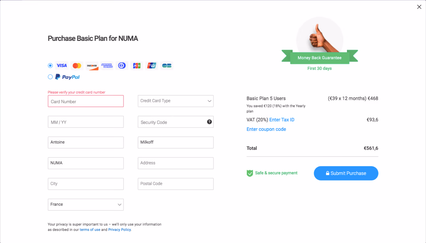Monday Checkout